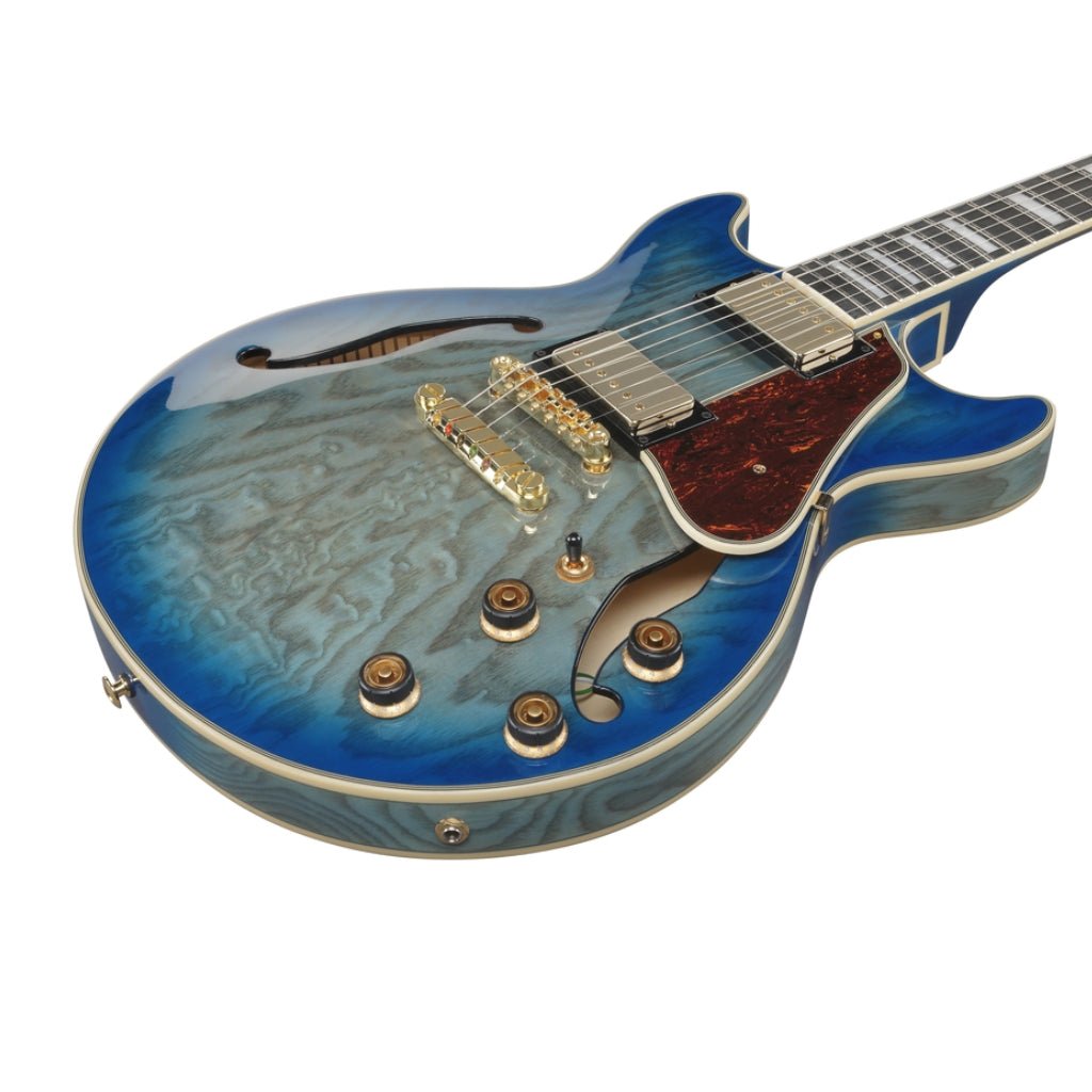 Ibanez AM93QA Electric Guitar - Jet Blue Burst Electric Guitars Sky Music