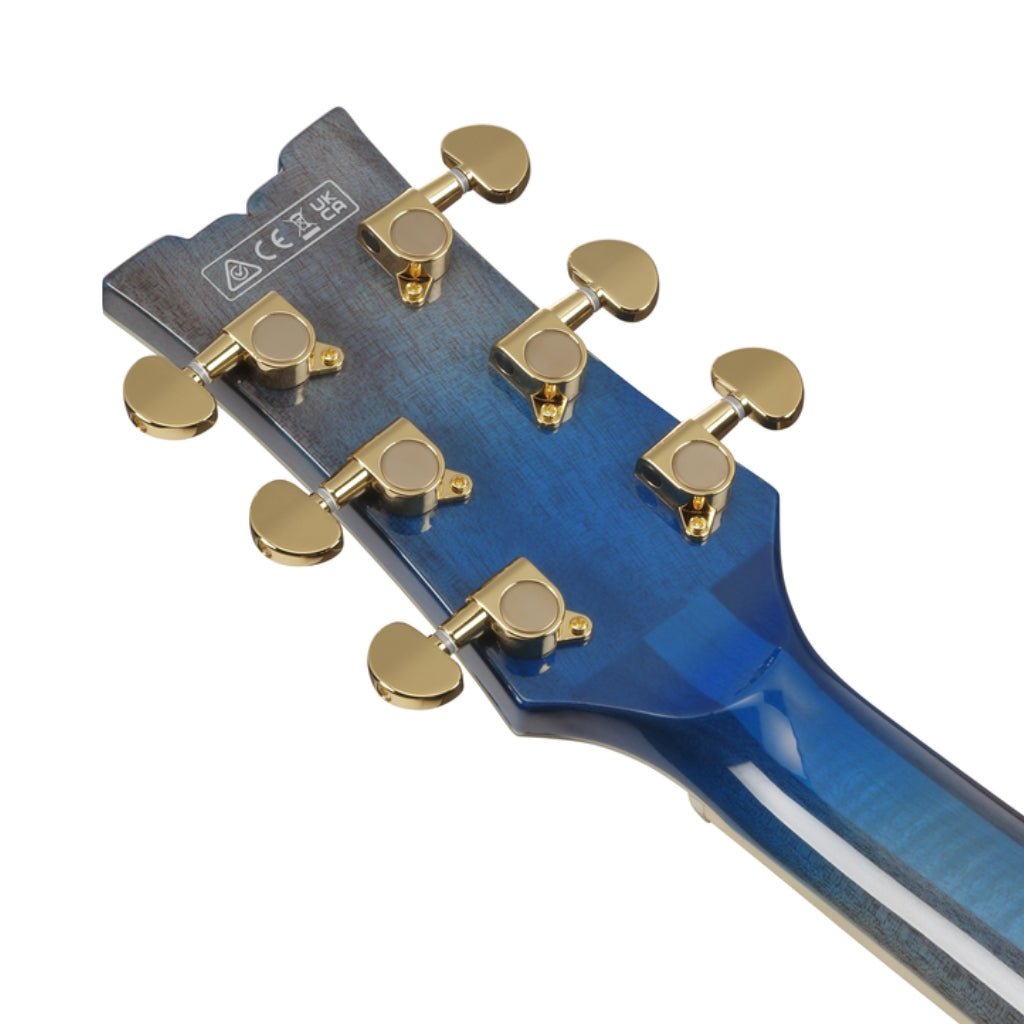 Ibanez AM93QA Electric Guitar - Jet Blue Burst Electric Guitars Sky Music