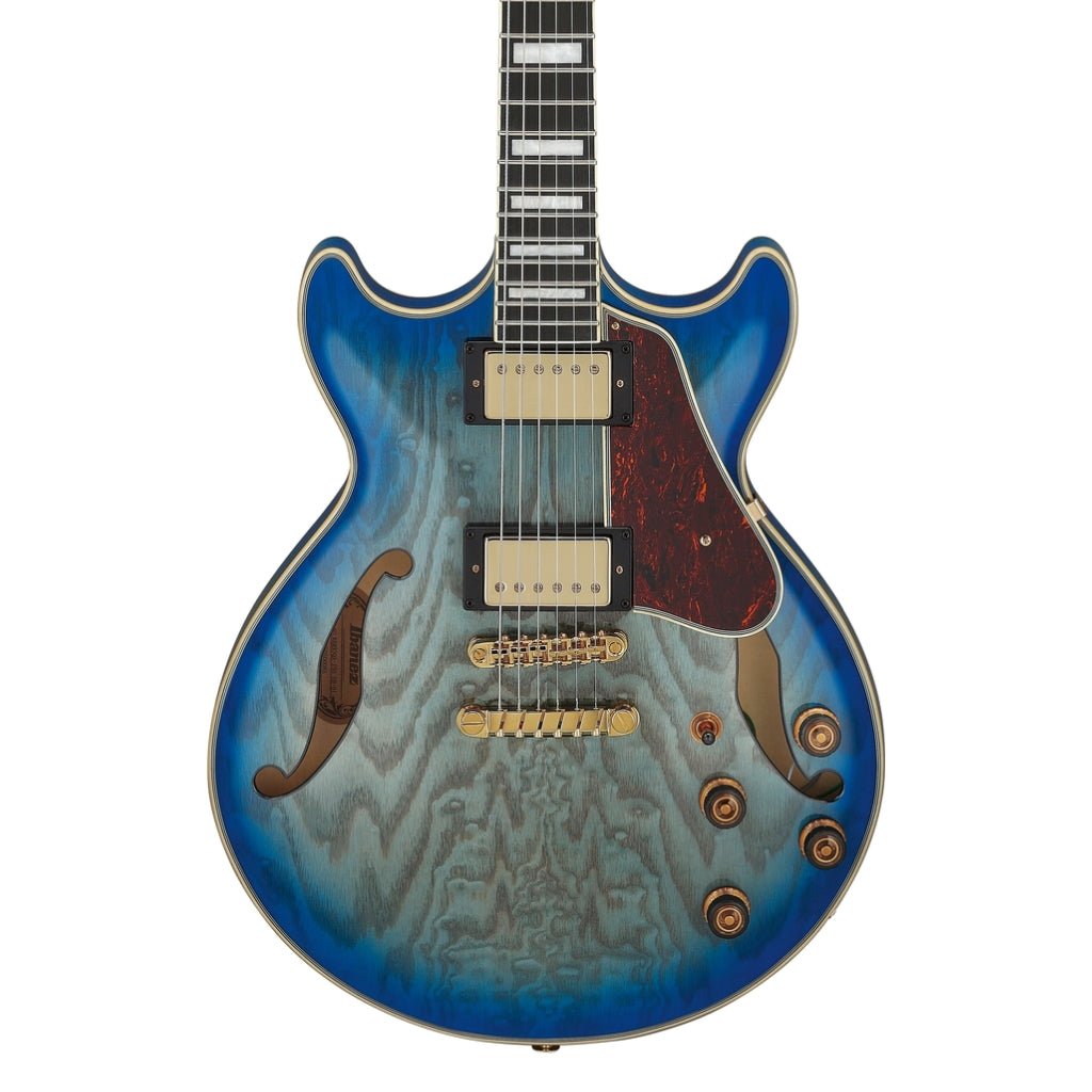 Ibanez AM93QA Electric Guitar - Jet Blue Burst Electric Guitars Sky Music