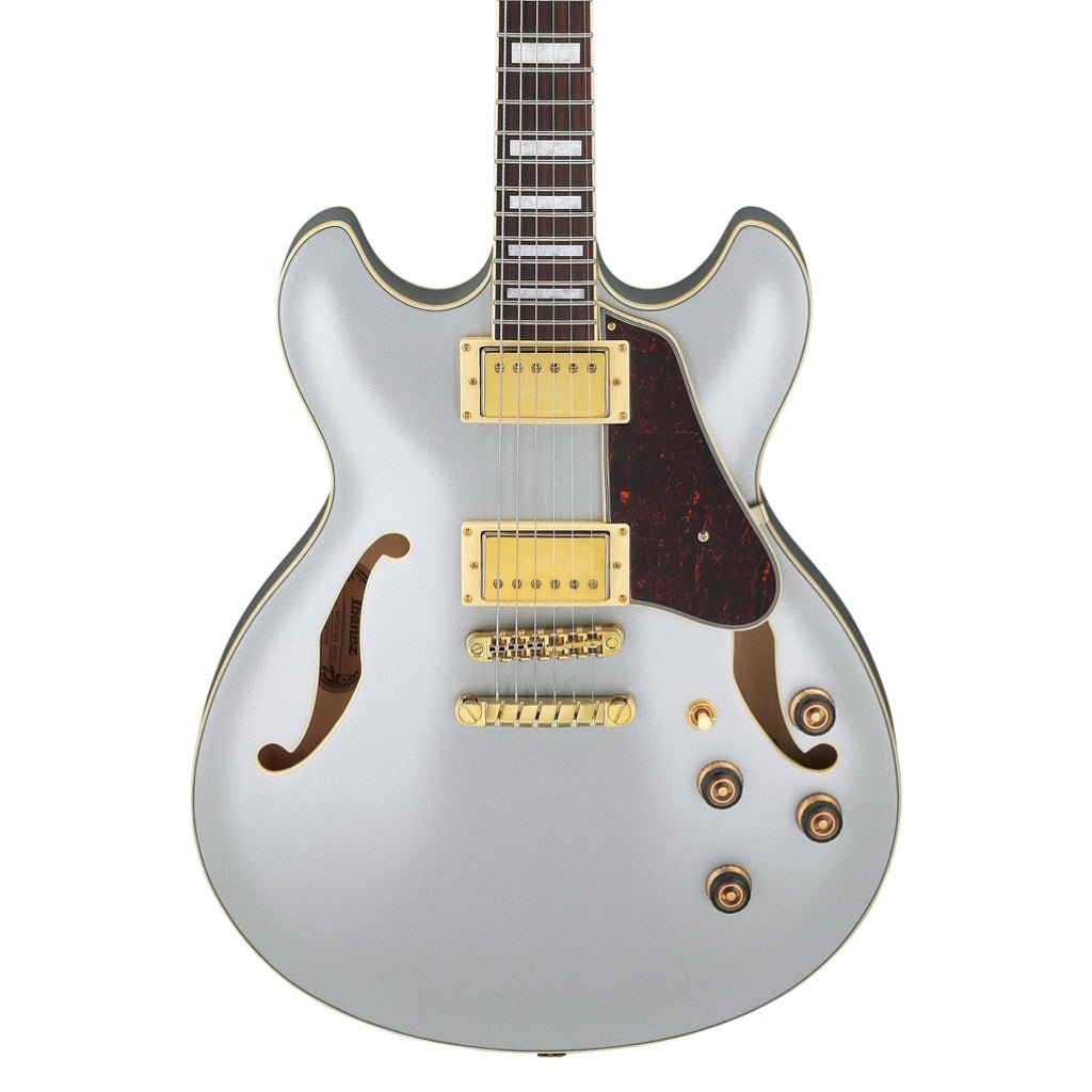Ibanez AS73G Electric Guitar - Moonstone Silver Flat Electric Guitars Sky Music