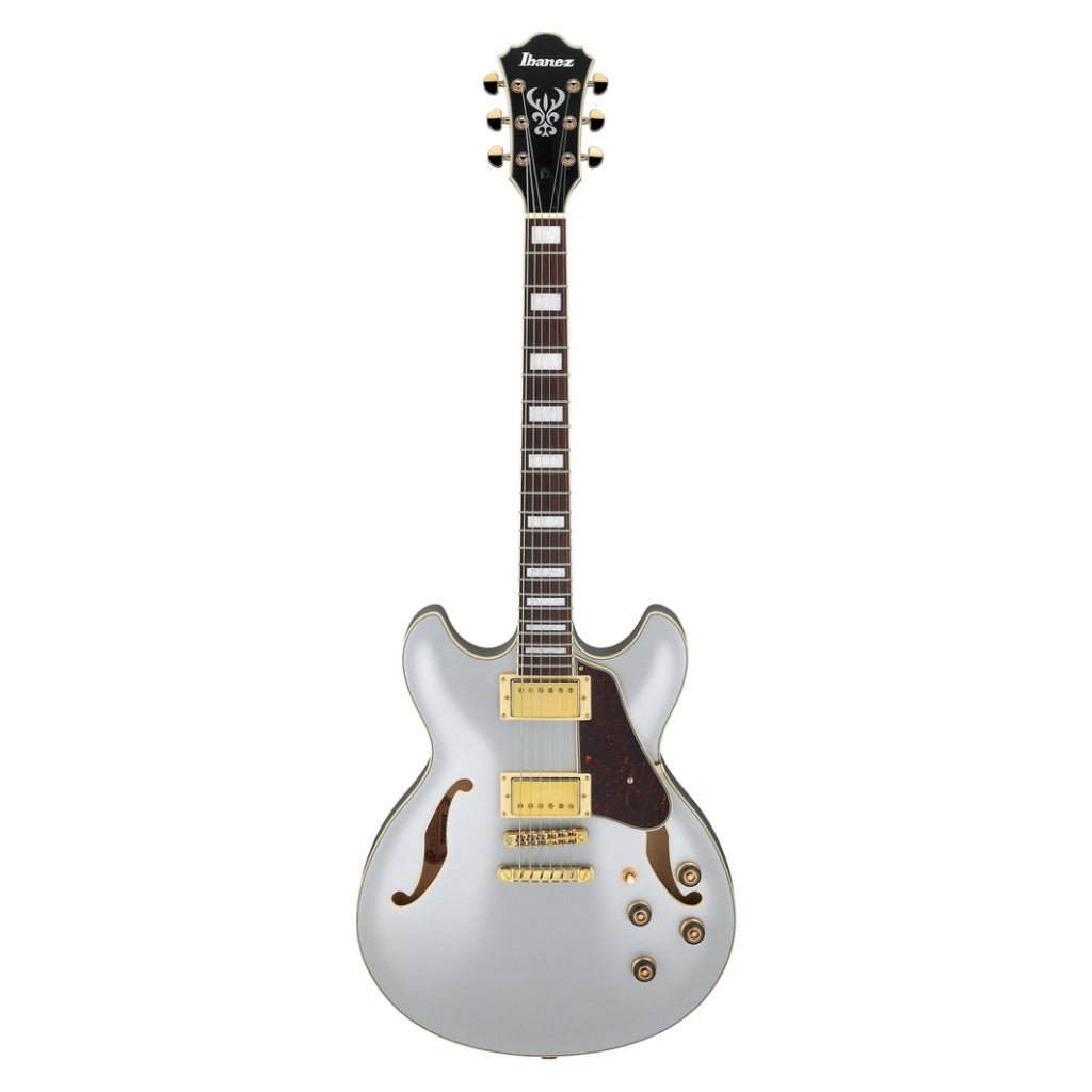 Ibanez AS73G Electric Guitar - Moonstone Silver Flat Electric Guitars Sky Music