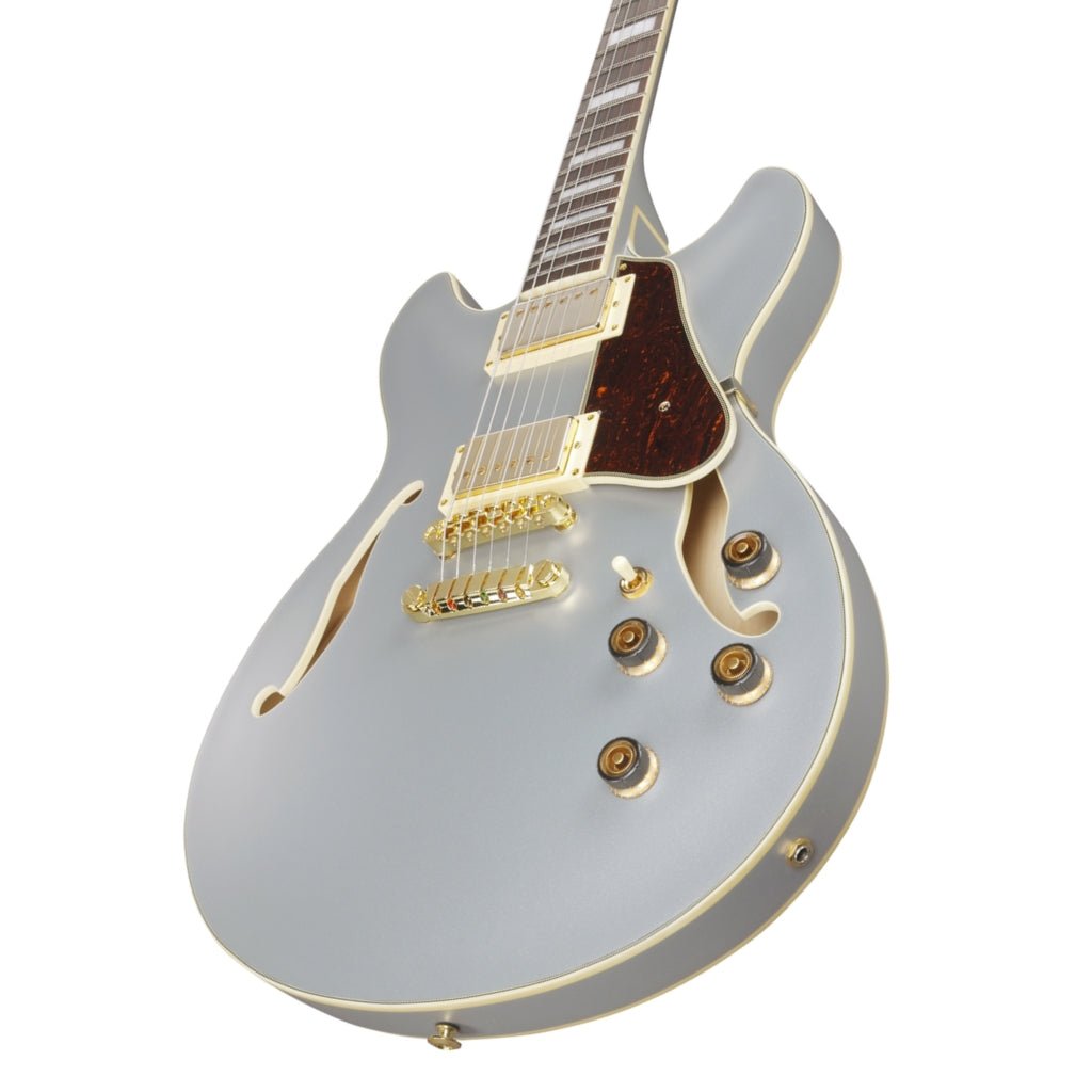 Ibanez AS73G Electric Guitar - Moonstone Silver Flat Electric Guitars Sky Music