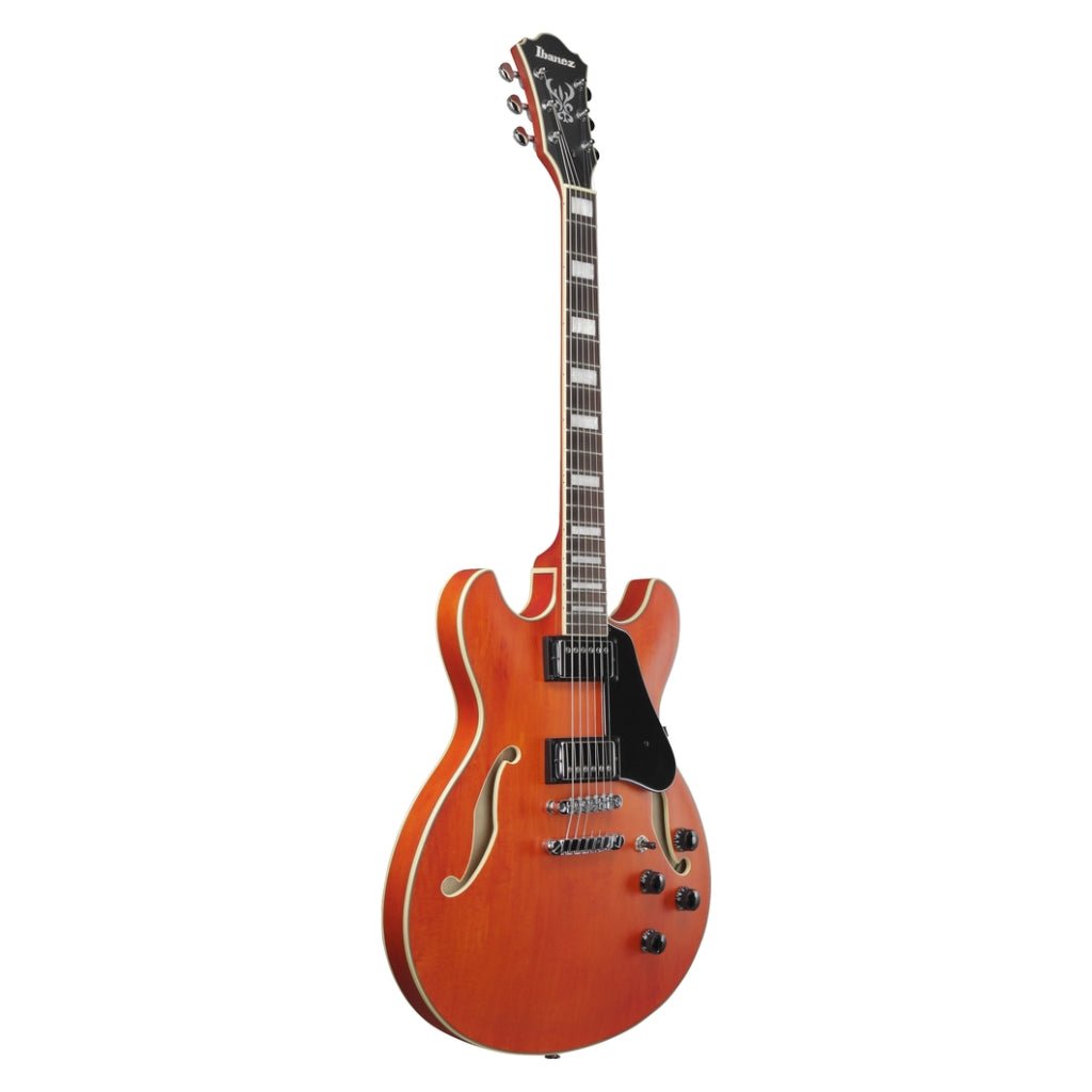 Ibanez AS73T Electric Guitar - Transparent Tangerine Flat Electric Guitars Sky Music