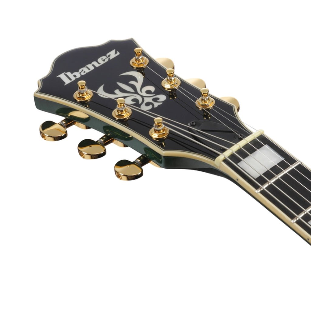 Ibanez AS93FM Electric Guitar - Transparent Moss Green Electric Guitars Sky Music