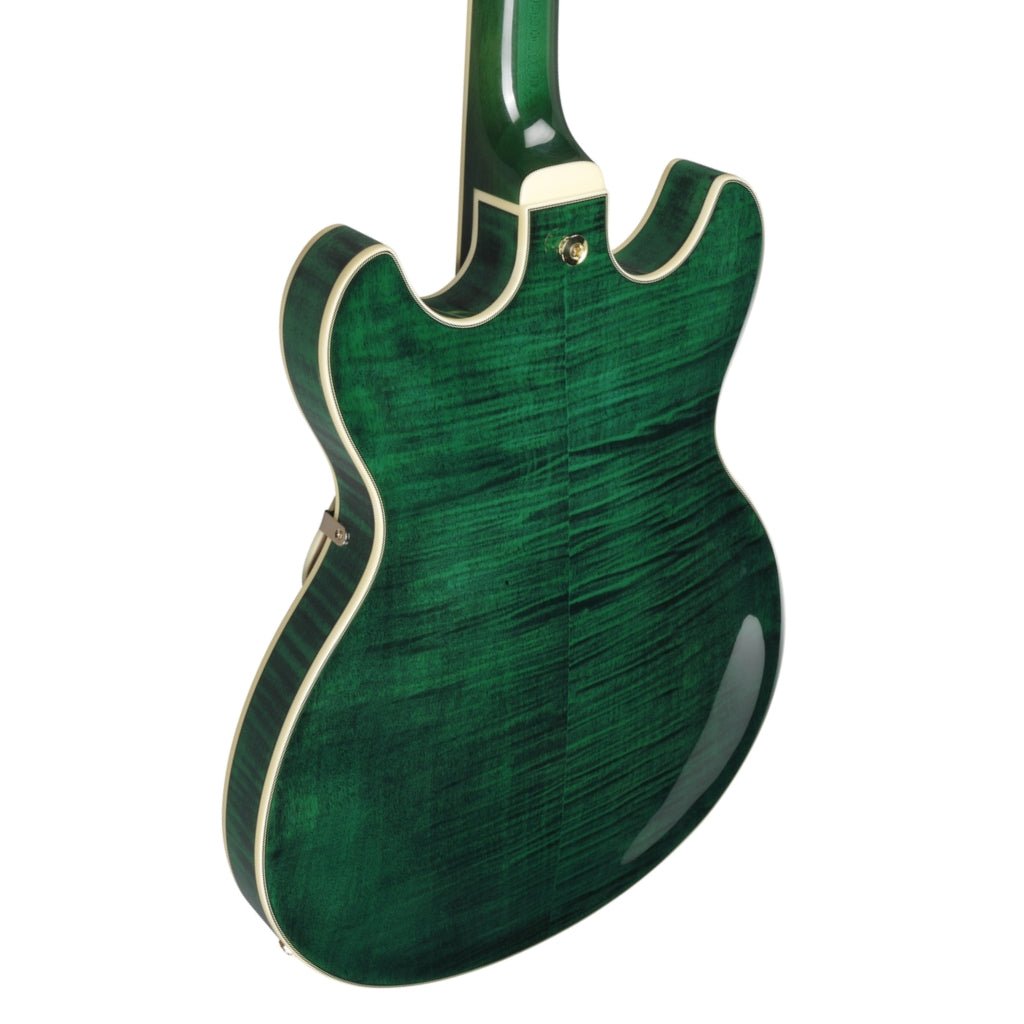 Ibanez AS93FM Electric Guitar - Transparent Moss Green Electric Guitars Sky Music