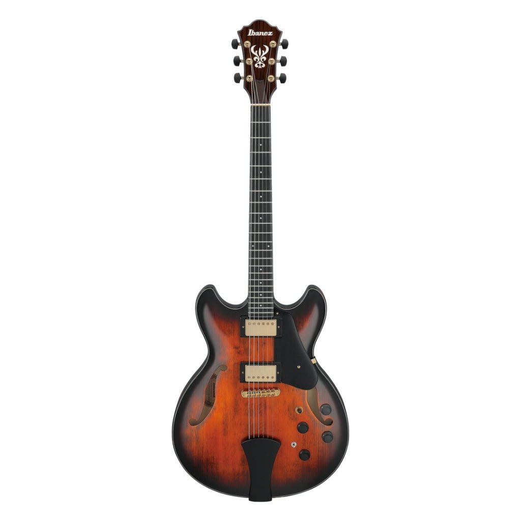 Ibanez ASH300 Semi Acoustic-Electric Guitar - Tobacco Brown Electric Guitars Sky Music