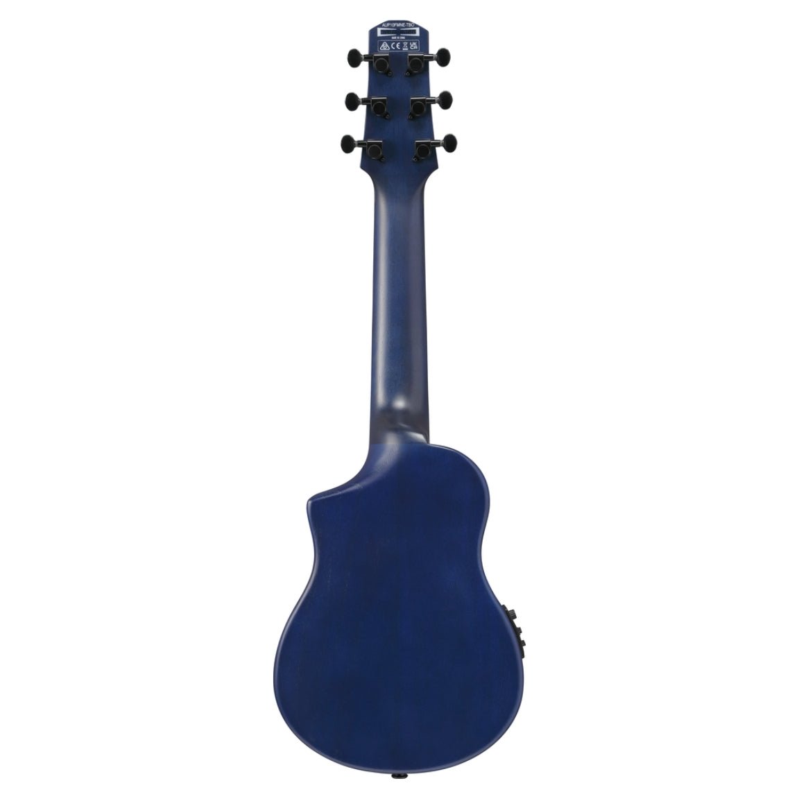 Ibanez AUP10FMNE Ukulele with Bag - Open Pore Transparent Blue Sunburst Ukuleles Sky Music