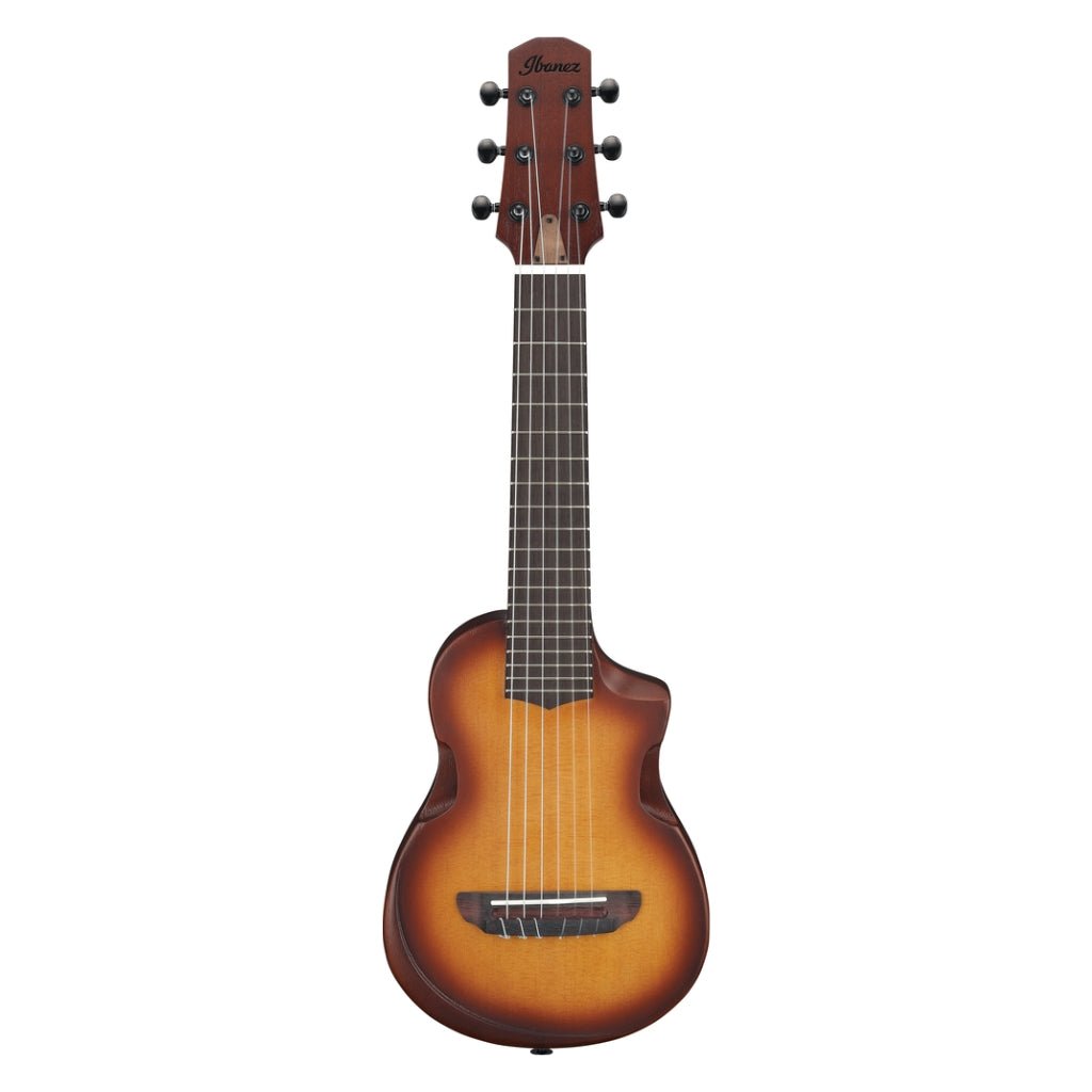 Ibanez AUP10N Ukulele with Bag - Open Pore Light Brown Sunburst Ukuleles Sky Music