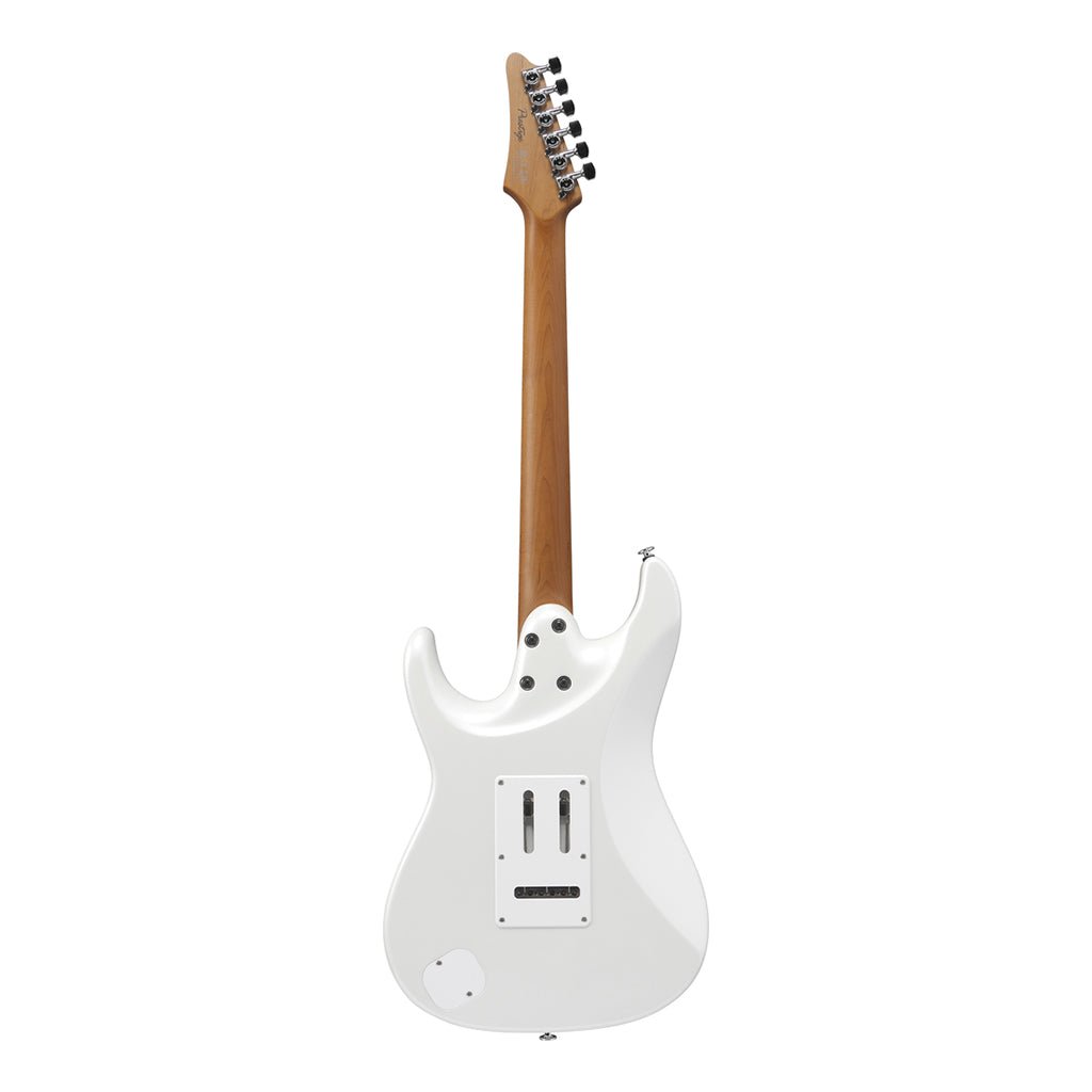 Ibanez AZ2204 Electric Guitar with Roasted Maple Fretboard and Case - Pearl White Electric Guitars Sky Music