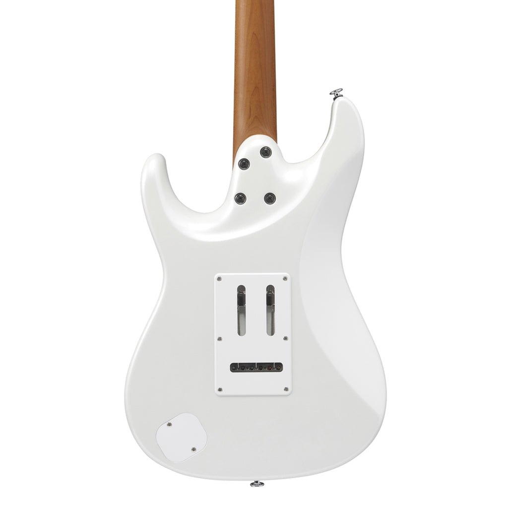 Ibanez AZ2204 Electric Guitar with Roasted Maple Fretboard and Case - Pearl White Electric Guitars Sky Music