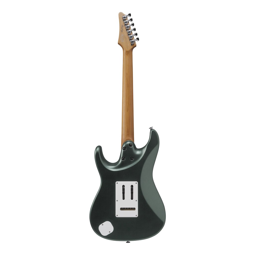 Ibanez AZ2204N Electric Guitar with Rosewood Fretboard and Case - Ivy Green Metallic Flat Electric Guitars Sky Music
