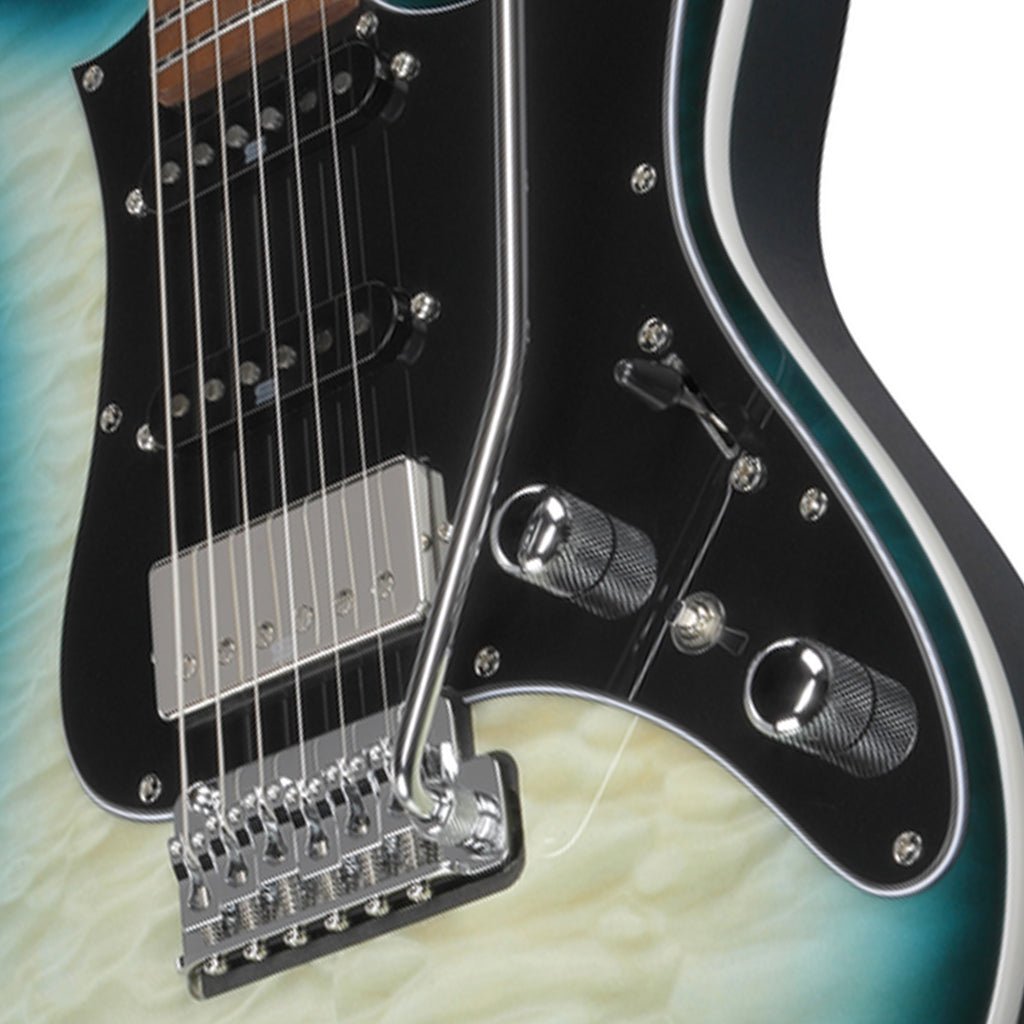 Ibanez AZ24P1QMDOB Electric Guitar Deep Ocean Blonde Electric Guitars Sky Music
