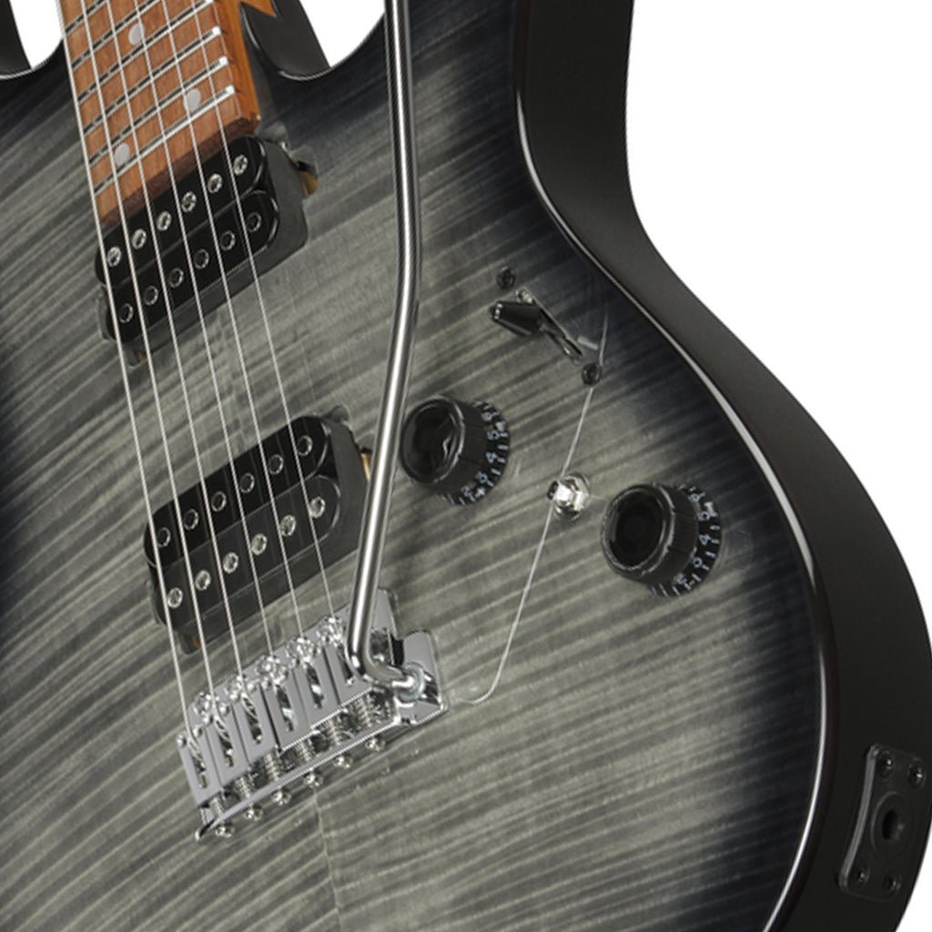 Ibanez AZ24S1F Flamed Maple Top with Jatoba Fretboard - Transparent Black Sunburst Electric Guitars Sky Music