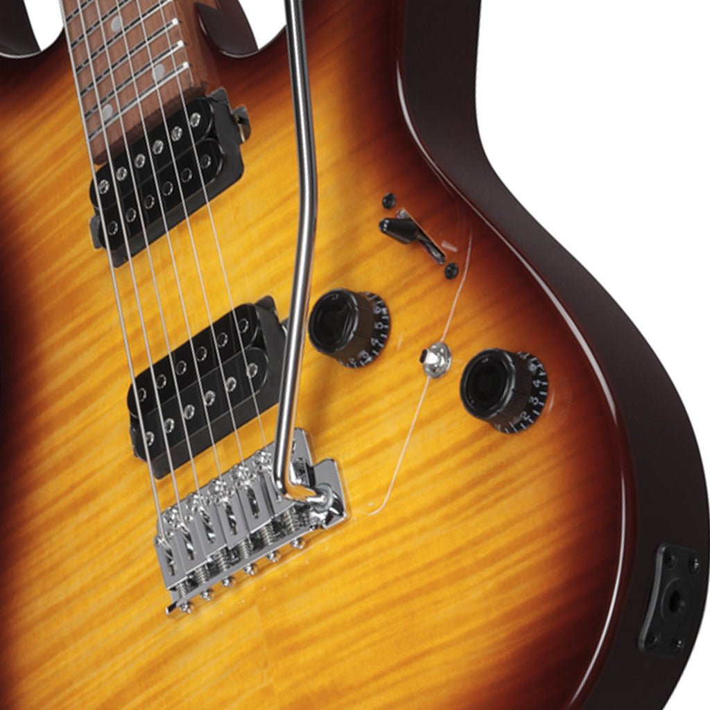 Ibanez AZ24S1F Flamed Maple Top with Jatoba Fretboard - Violin Sunburst Electric Guitars Sky Music