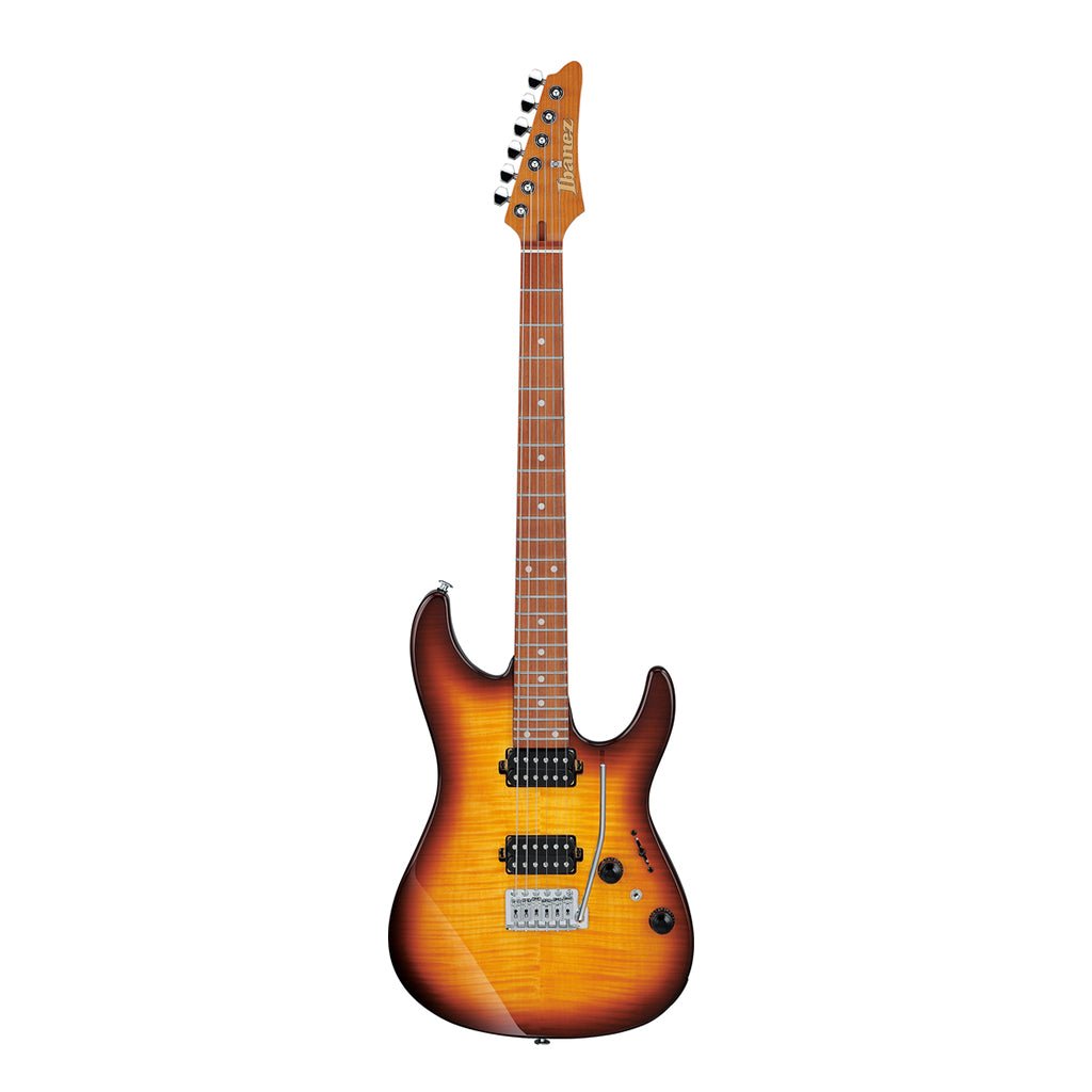 Ibanez AZ24S1F Flamed Maple Top with Jatoba Fretboard - Violin Sunburst Electric Guitars Sky Music