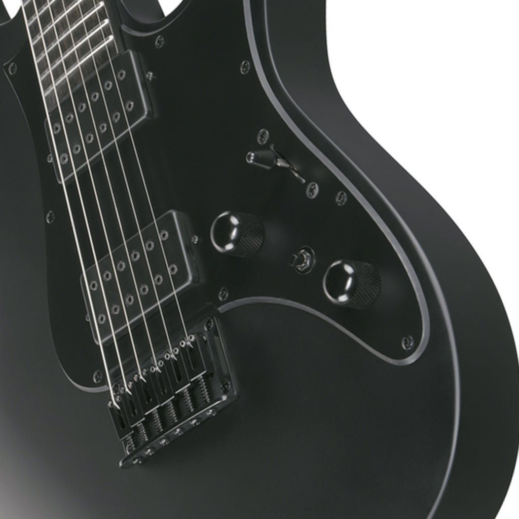 Ibanez AZ41B1 Iron Label AZ Series Electric Guitar - Black Flat Electric Guitars Sky Music