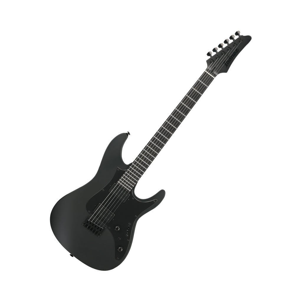 Ibanez AZ41B1 Iron Label AZ Series Electric Guitar - Black Flat Electric Guitars Sky Music