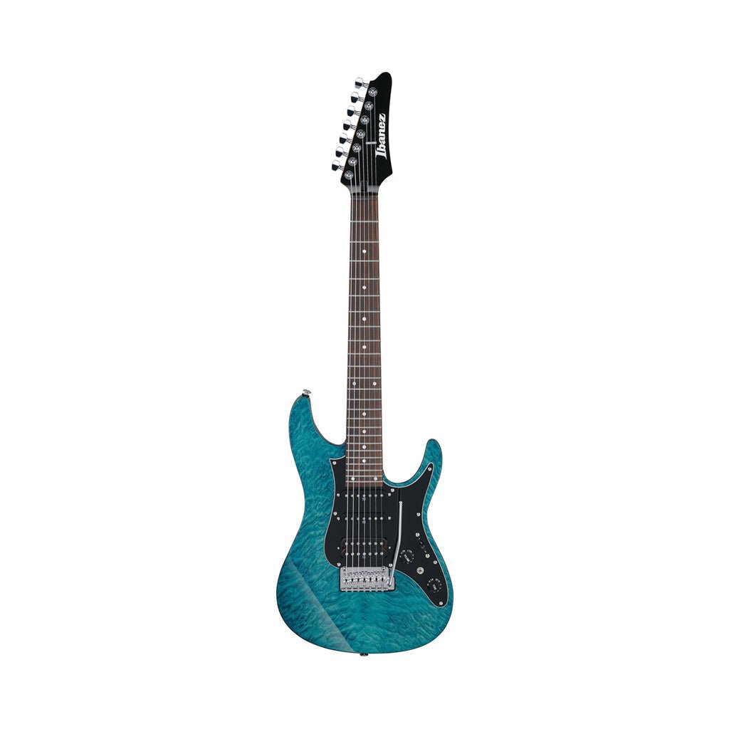 Ibanez AZ447P1QM Premium 7-String Electric Guitar - Cosmic Blue Electric Guitars Sky Music