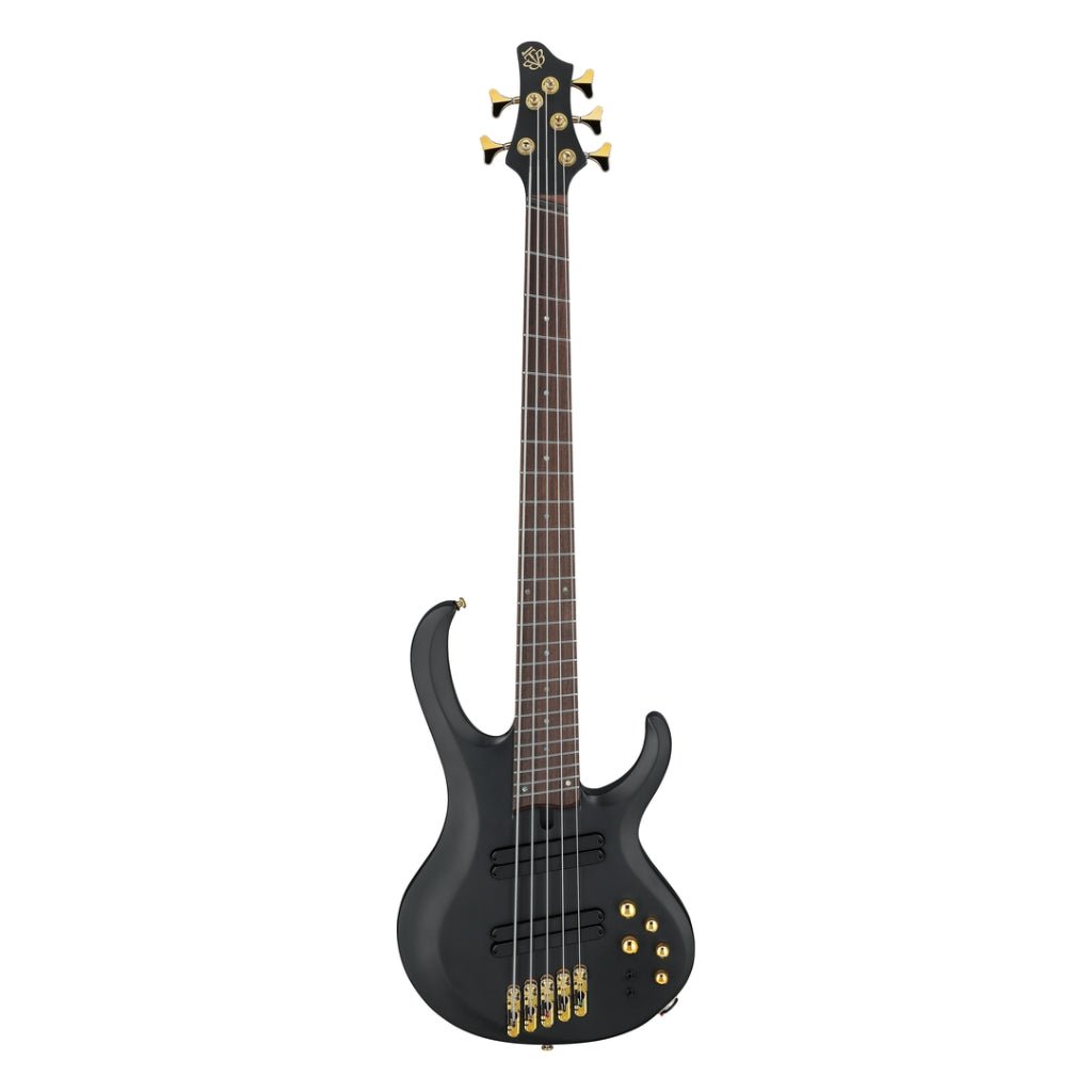 Ibanez Bass Workshop BTB605LM 5-String Electric Bass - Black Flat Bass Guitars Sky Music