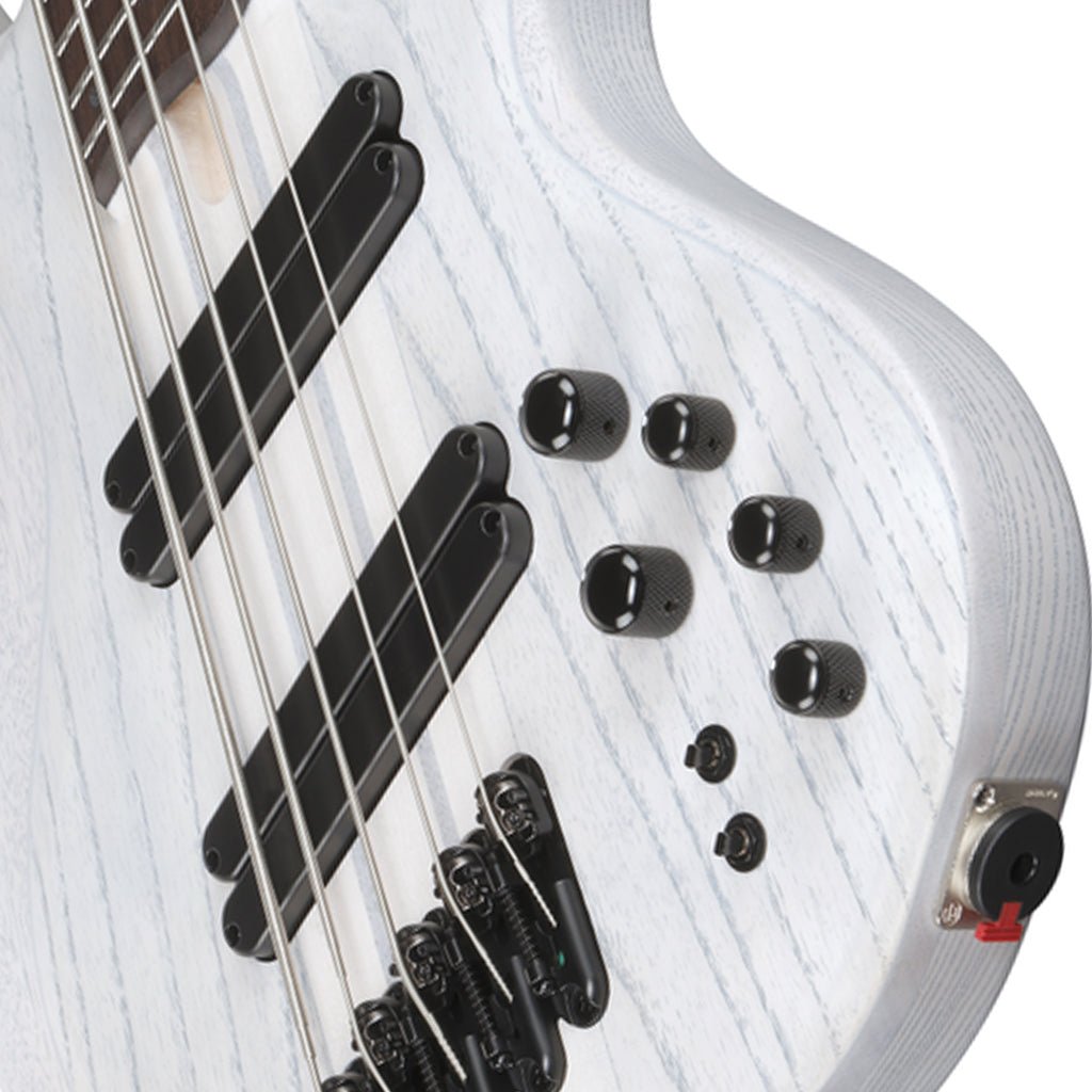 Ibanez Bass Workshop BTB865MS 5-String Bass - Transparent White Flat Bass Guitars Sky Music
