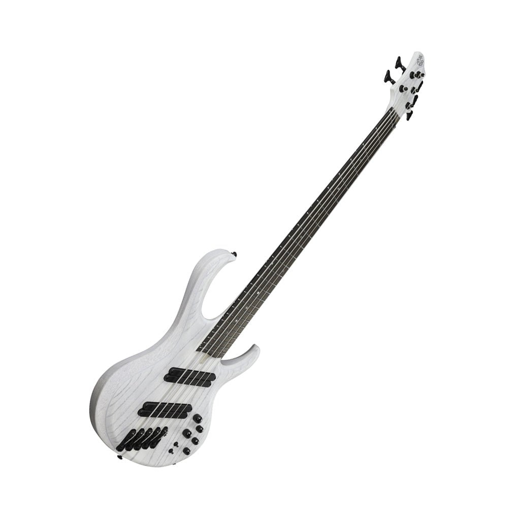Ibanez Bass Workshop BTB865MS 5-String Bass - Transparent White Flat Bass Guitars Sky Music
