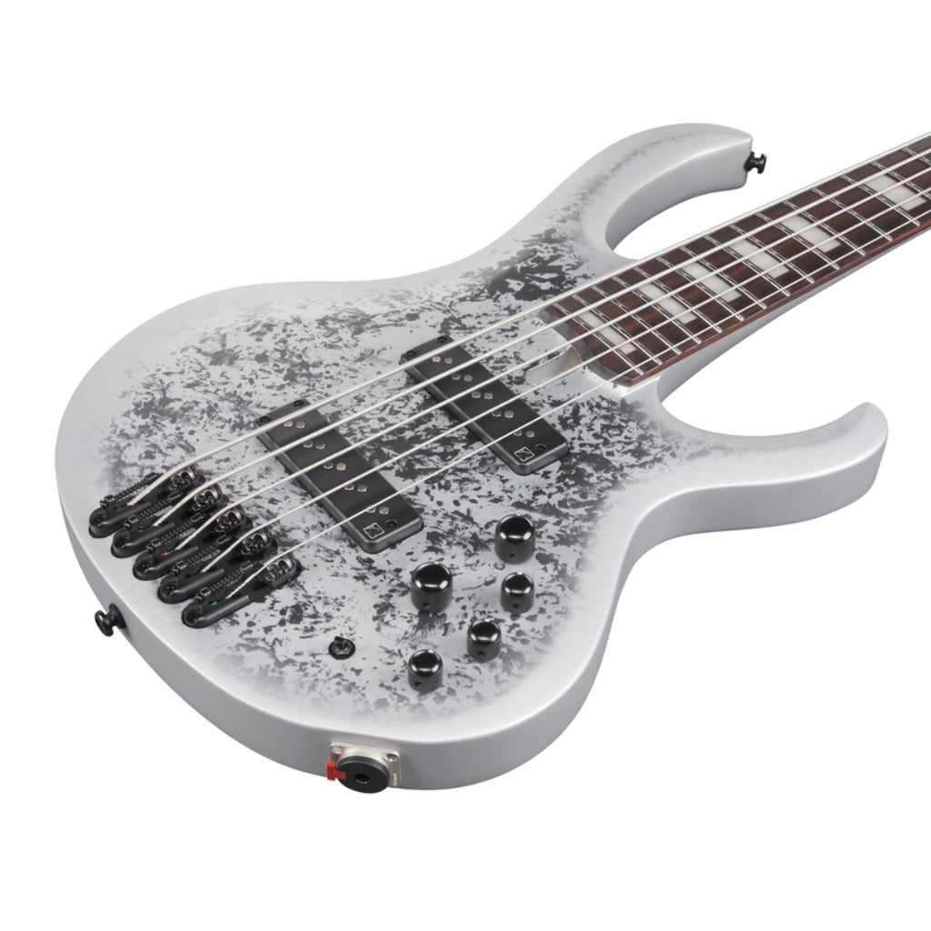 Ibanez BTB25TH5SLM 5 String Electric Bass Guitar Silver Blizzard Matte Bass Guitars Sky Music