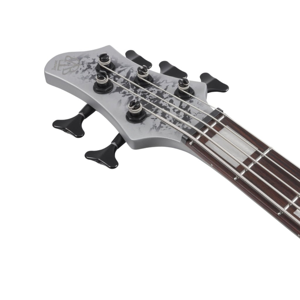 Ibanez BTB25TH5SLM 5 String Electric Bass Guitar Silver Blizzard Matte Bass Guitars Sky Music