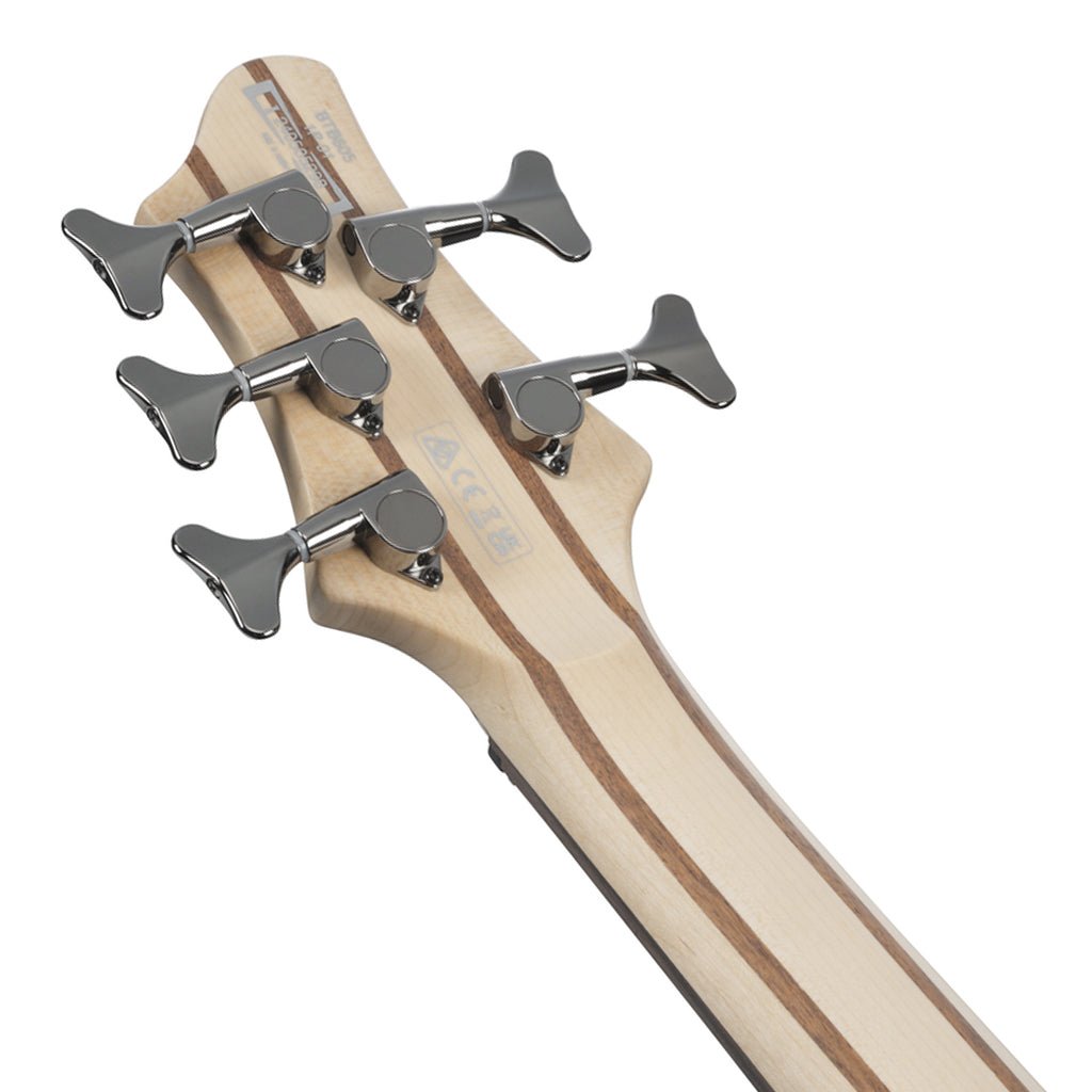 Ibanez BTB605 Transparent Gray Flat 5 String Electric Bass Bass Guitars Sky Music