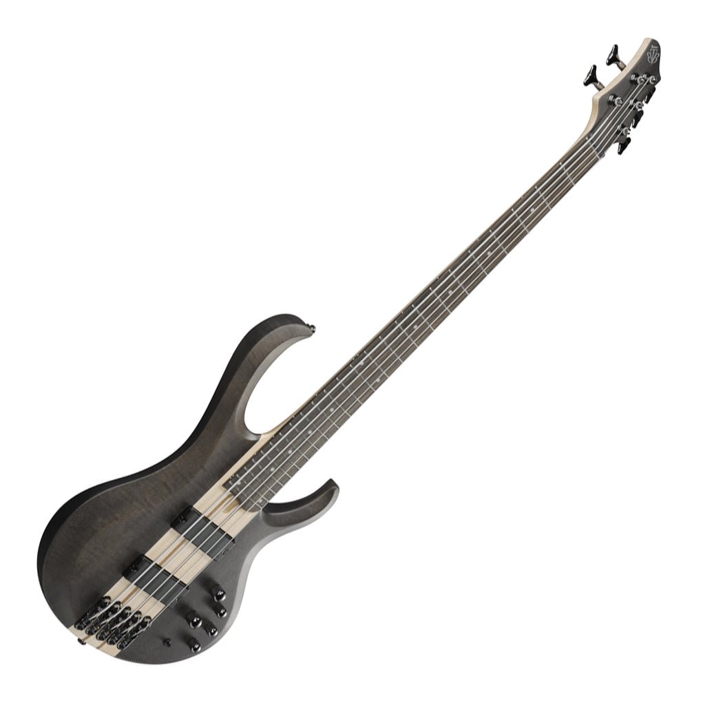 Ibanez BTB605 Transparent Gray Flat 5 String Electric Bass Bass Guitars Sky Music