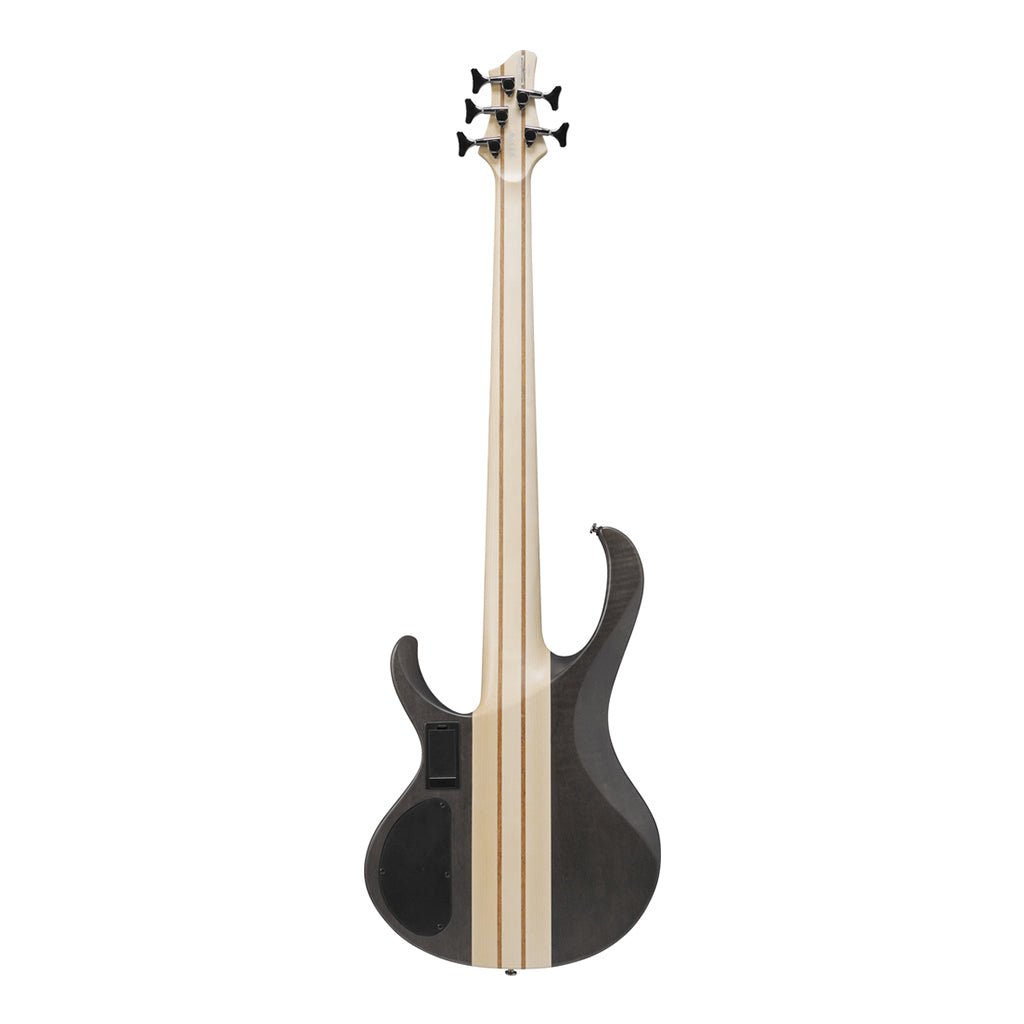 Ibanez BTB605 Transparent Gray Flat 5 String Electric Bass Bass Guitars Sky Music
