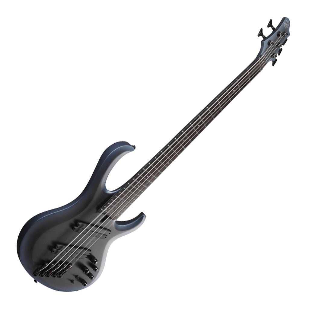 Ibanez BTB605MS Midnight Arctic Ocean Matte 5 String Electric Bass with Case Bass Guitars Sky Music