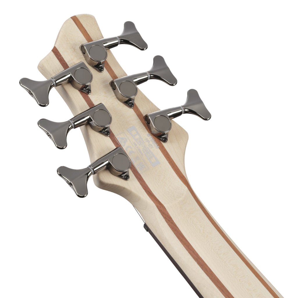 Ibanez BTB606 Transparent Gray Flat 6 String Electric Bass Bass Guitars Sky Music