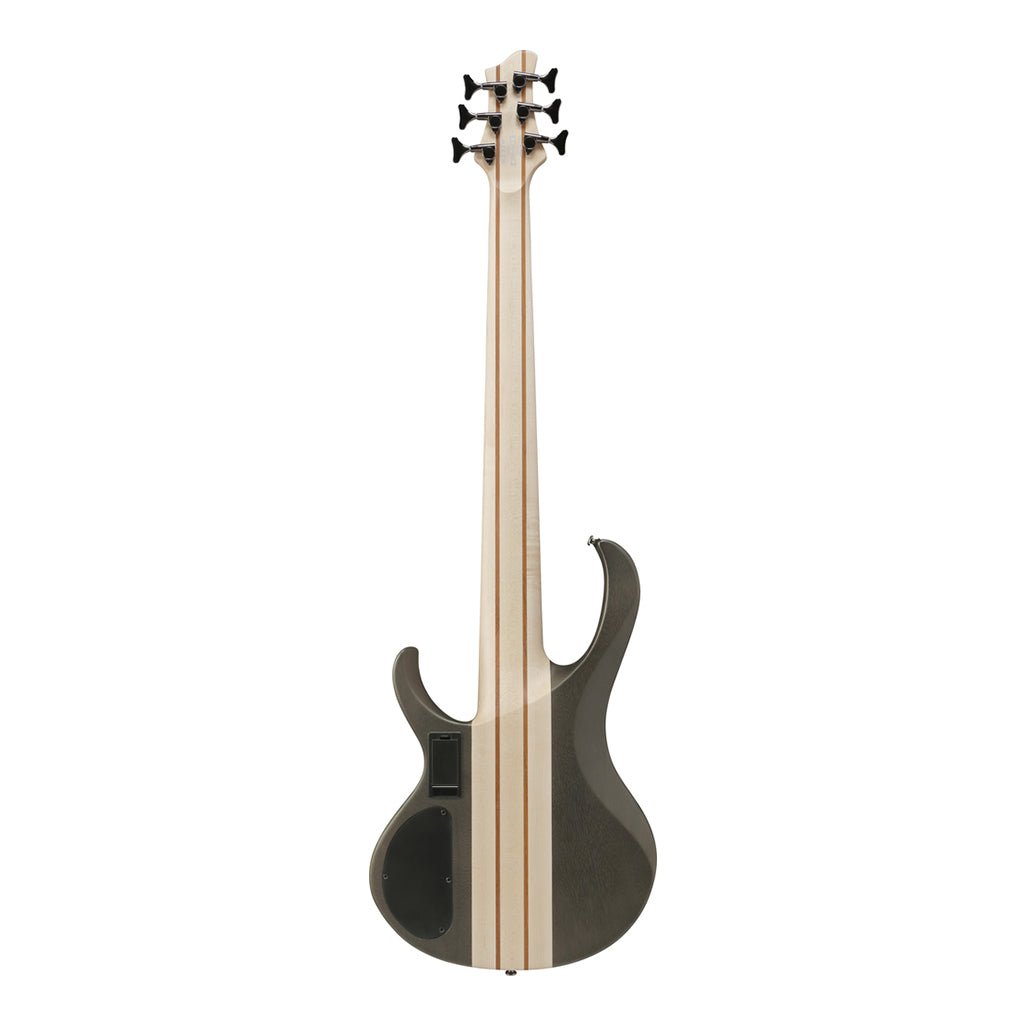 Ibanez BTB606 Transparent Gray Flat 6 String Electric Bass Bass Guitars Sky Music