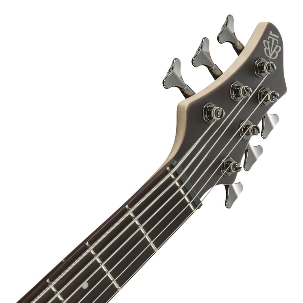 Ibanez BTB606 Transparent Gray Flat 6 String Electric Bass Bass Guitars Sky Music