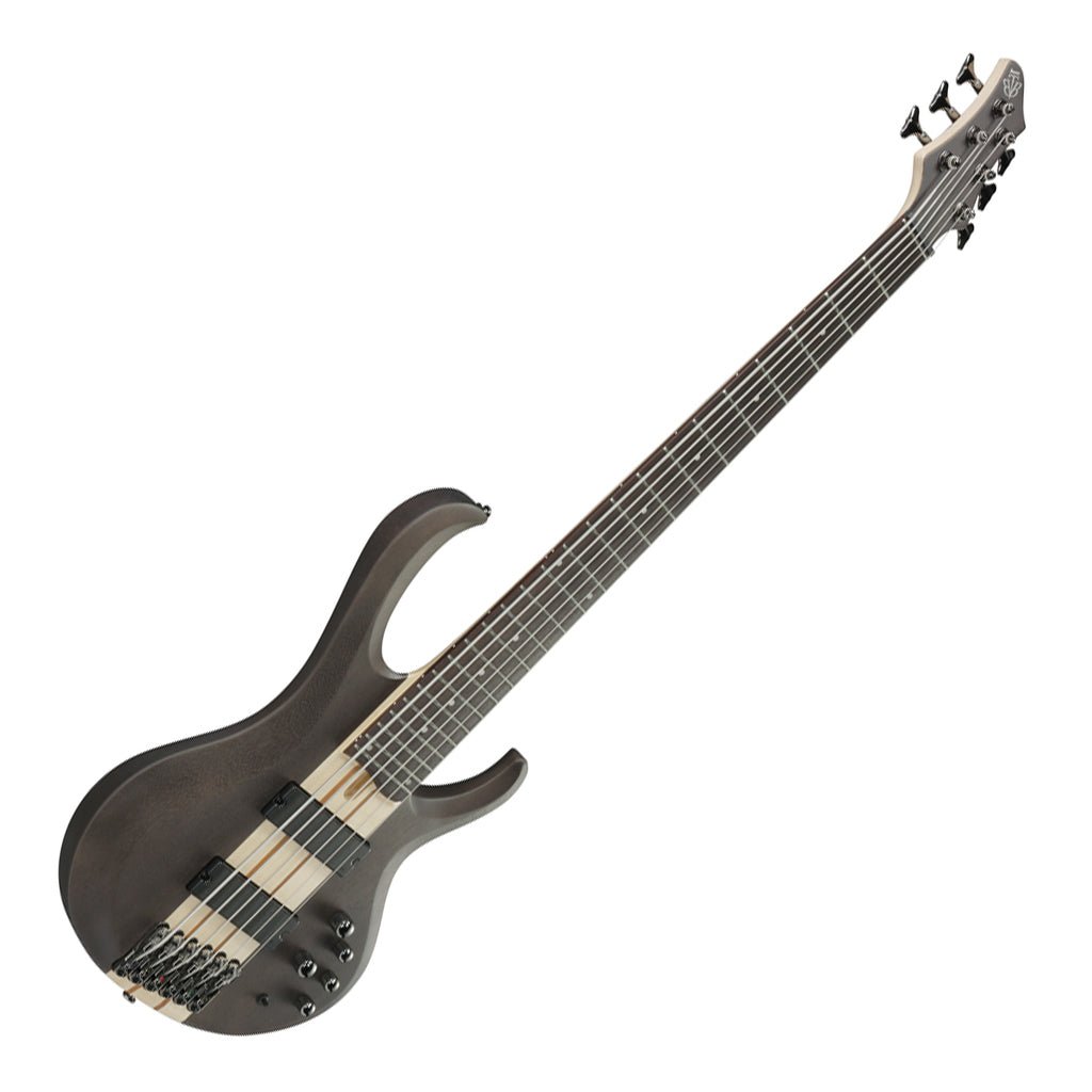 Ibanez BTB606 Transparent Gray Flat 6 String Electric Bass Bass Guitars Sky Music
