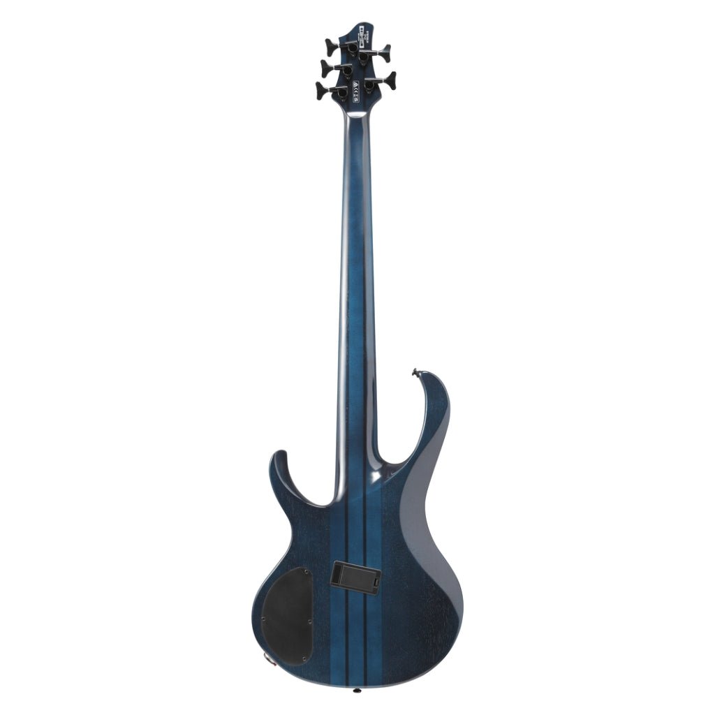 Ibanez BTB705LMCTL 5 String Electric Bass Guitar Cosmic Blue Starburst Low Gloss Bass Guitars Sky Music