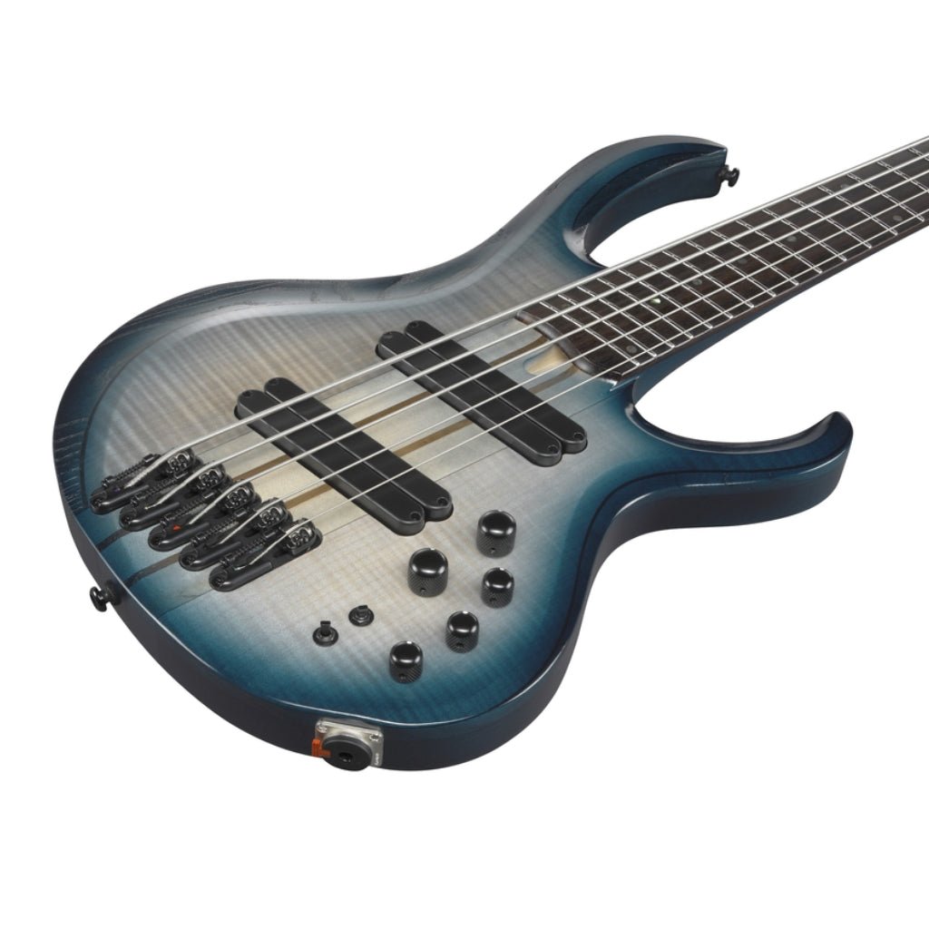 Ibanez BTB705LMCTL 5 String Electric Bass Guitar Cosmic Blue Starburst Low Gloss Bass Guitars Sky Music