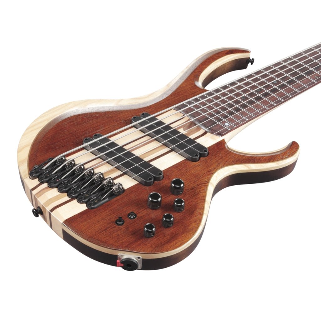 Ibanez BTB7MSNML 7 String Electric Bass Guitar Natural Mocha Low Gloss Bass Guitars Sky Music