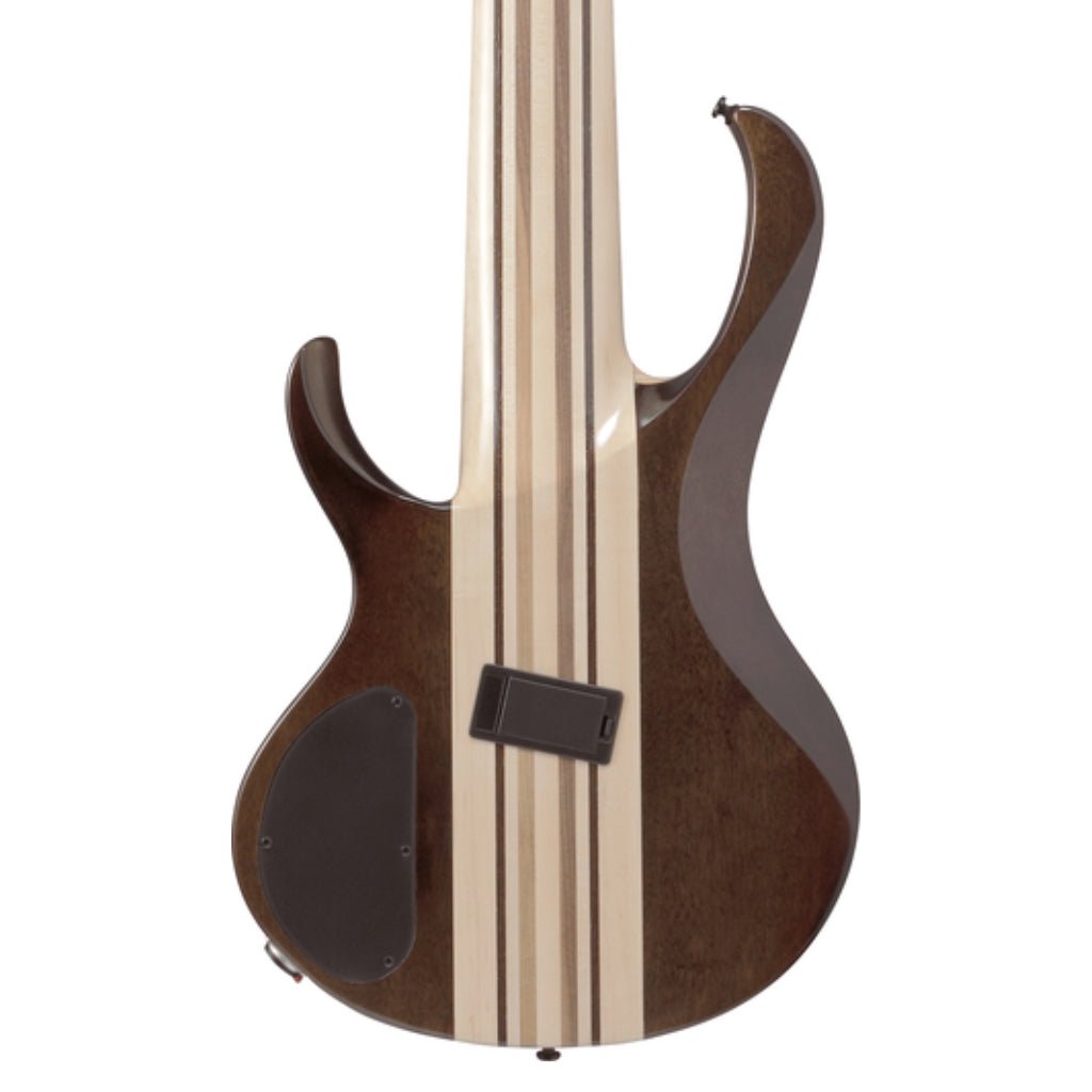 Ibanez BTB7MSNML 7 String Electric Bass Guitar Natural Mocha Low Gloss Bass Guitars Sky Music