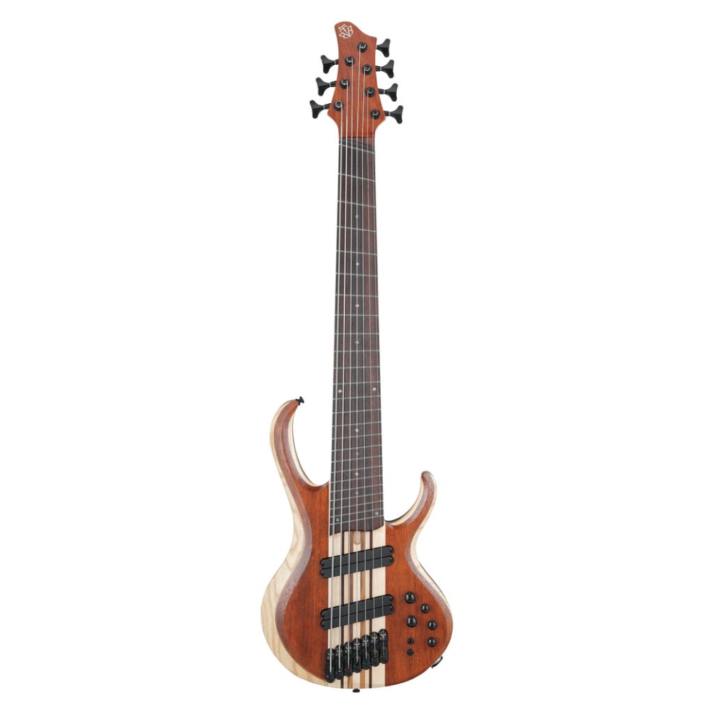Ibanez BTB7MSNML 7 String Electric Bass Guitar Natural Mocha Low Gloss Bass Guitars Sky Music