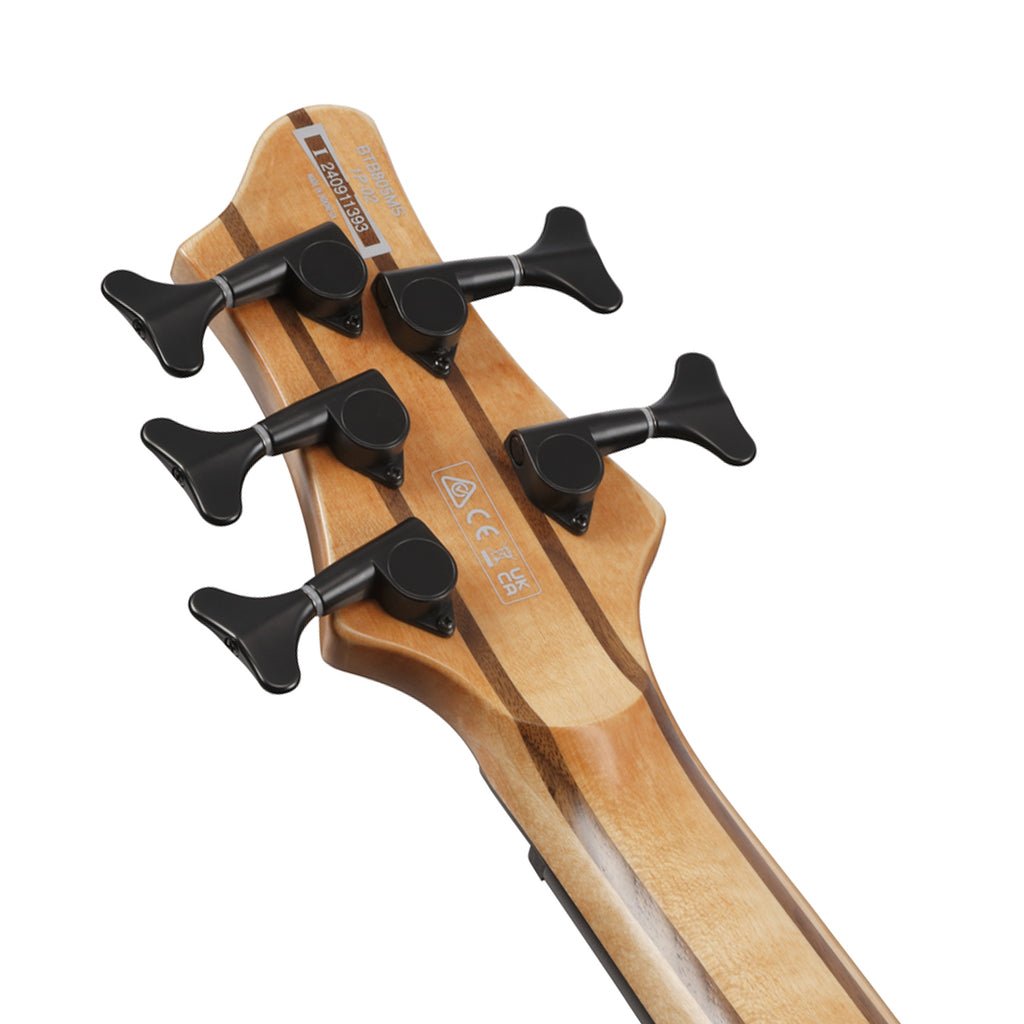 Ibanez BTB805MS 5-String Multi Scale Electric Bass - Florid Natural Low Gloss Bass Guitars Sky Music