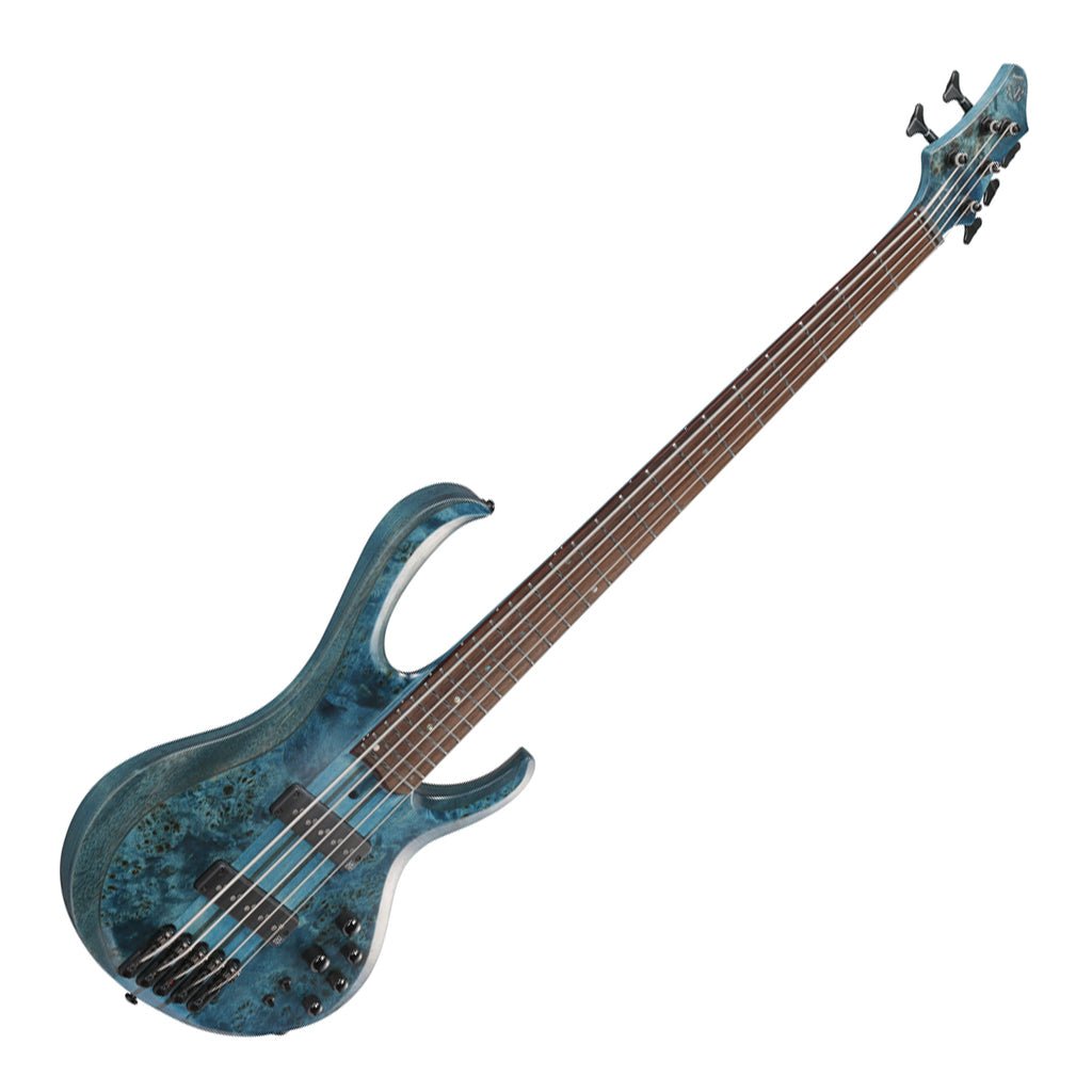 Ibanez BTB945 5-String Electric Bass - Cosmic Blue Low Gloss Bass Guitars Sky Music