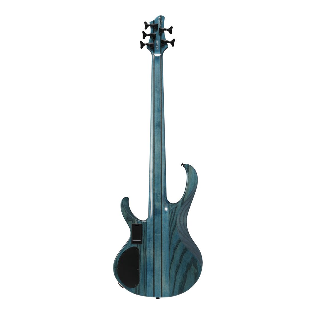 Ibanez BTB945 5-String Electric Bass - Cosmic Blue Low Gloss Bass Guitars Sky Music