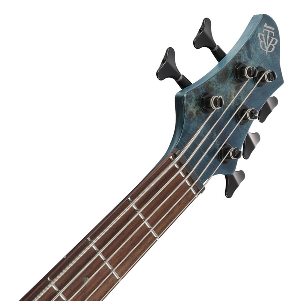 Ibanez BTB945 5-String Electric Bass - Cosmic Blue Low Gloss Bass Guitars Sky Music
