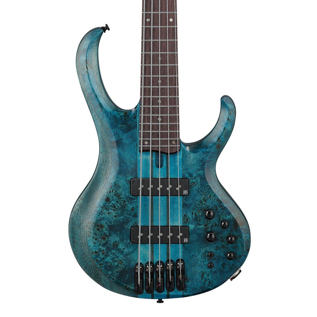Ibanez BTB945 5-String Electric Bass - Cosmic Blue Low Gloss Bass Guitars Sky Music