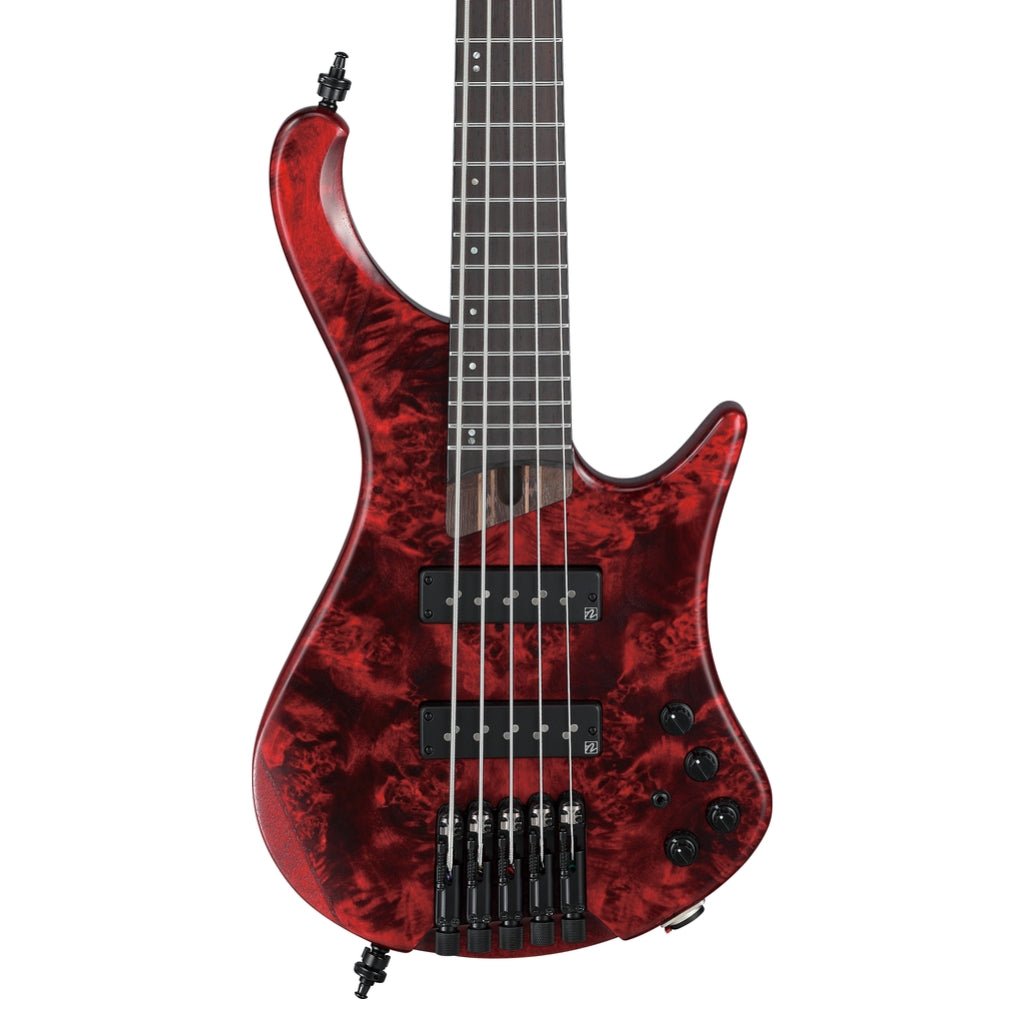 Ibanez EHB1505SWL Headless 5 String Electric Bass Guitar Stained Wine Red Low Gloss Bass Guitars Sky Music