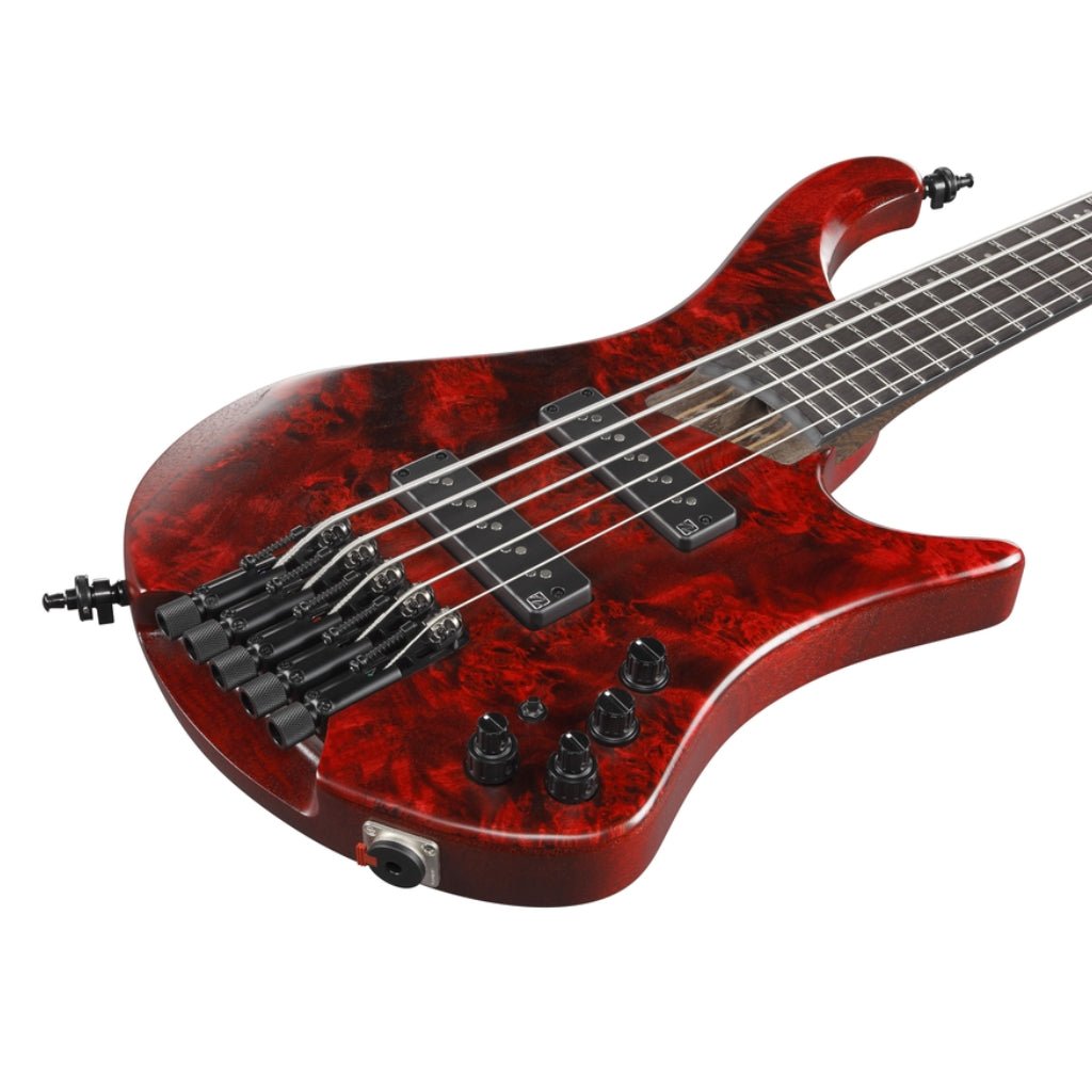 Ibanez EHB1505SWL Headless 5 String Electric Bass Guitar Stained Wine Red Low Gloss Bass Guitars Sky Music