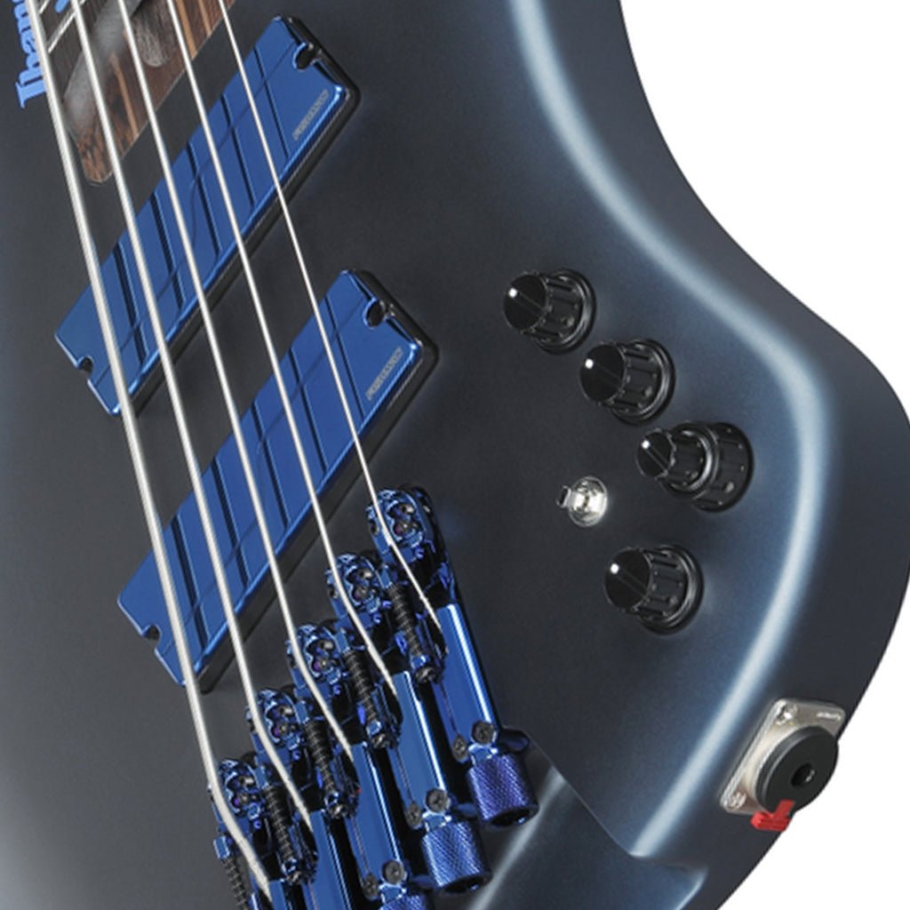 Ibanez EHB5MSBSP Midnight Arctic Ocean Matte 5 String Electric Bass with Gig bag Bass Guitars Sky Music