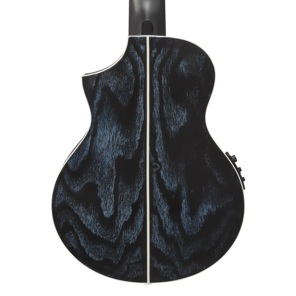 Ibanez EWP16EWB Open Pore Mini Acoustic-Electric Guitar - Galaxy Aqua Acoustic Guitars Sky Music