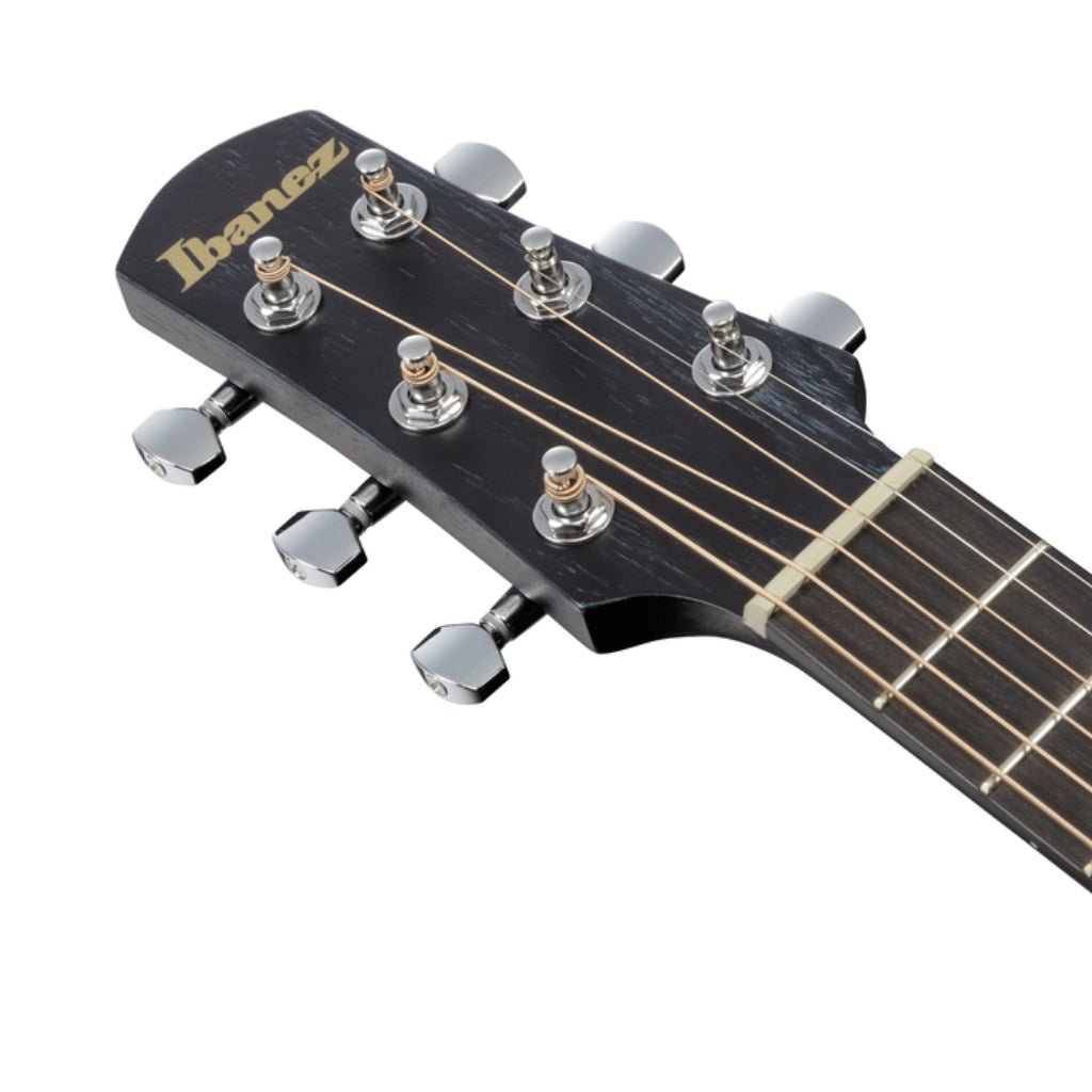 Ibanez EWP16EWB Open Pore Mini Acoustic-Electric Guitar - Galaxy Aqua Acoustic Guitars Sky Music
